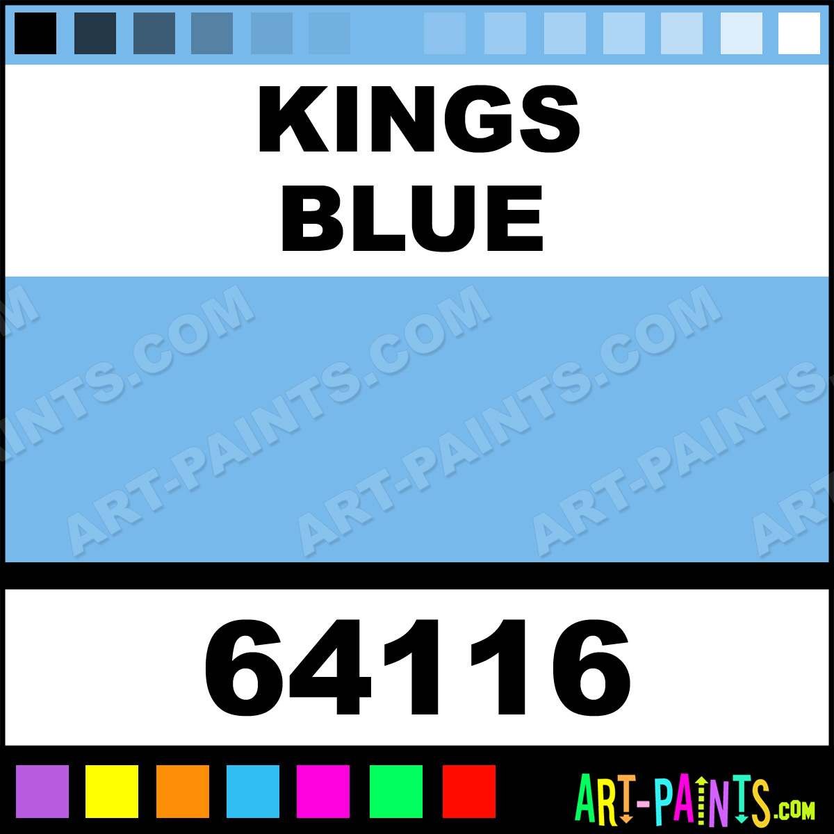 Kings Blue Standard Series Acrylic Paints 64116 Kings Blue Paint
