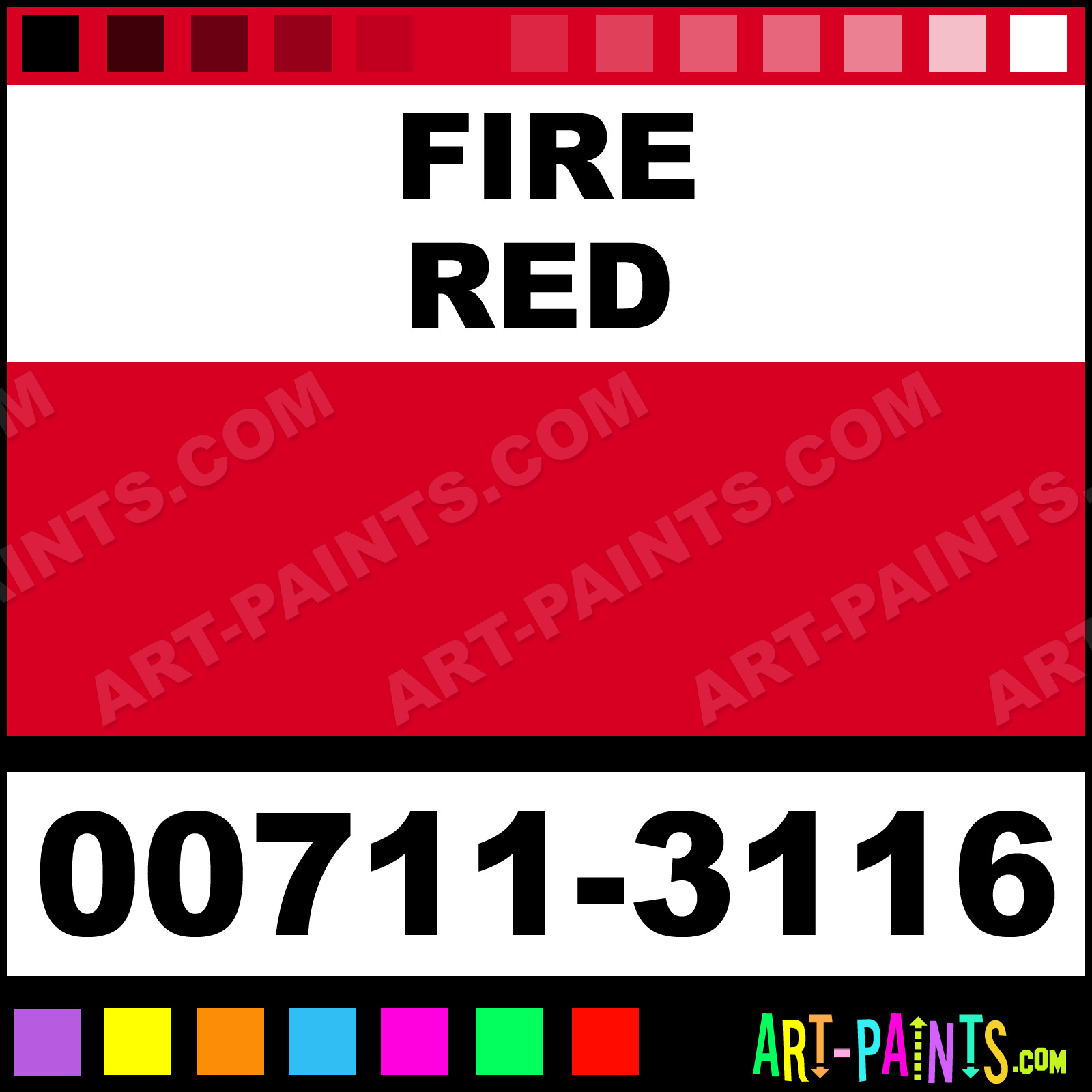 samle Kæmpe stor tæerne Fire Red Student Acrylic Paints - 00711-3116 - Fire Red Paint, Fire Red  Color, Blickrylic Student Paint, D70022 - Art-Paints.com