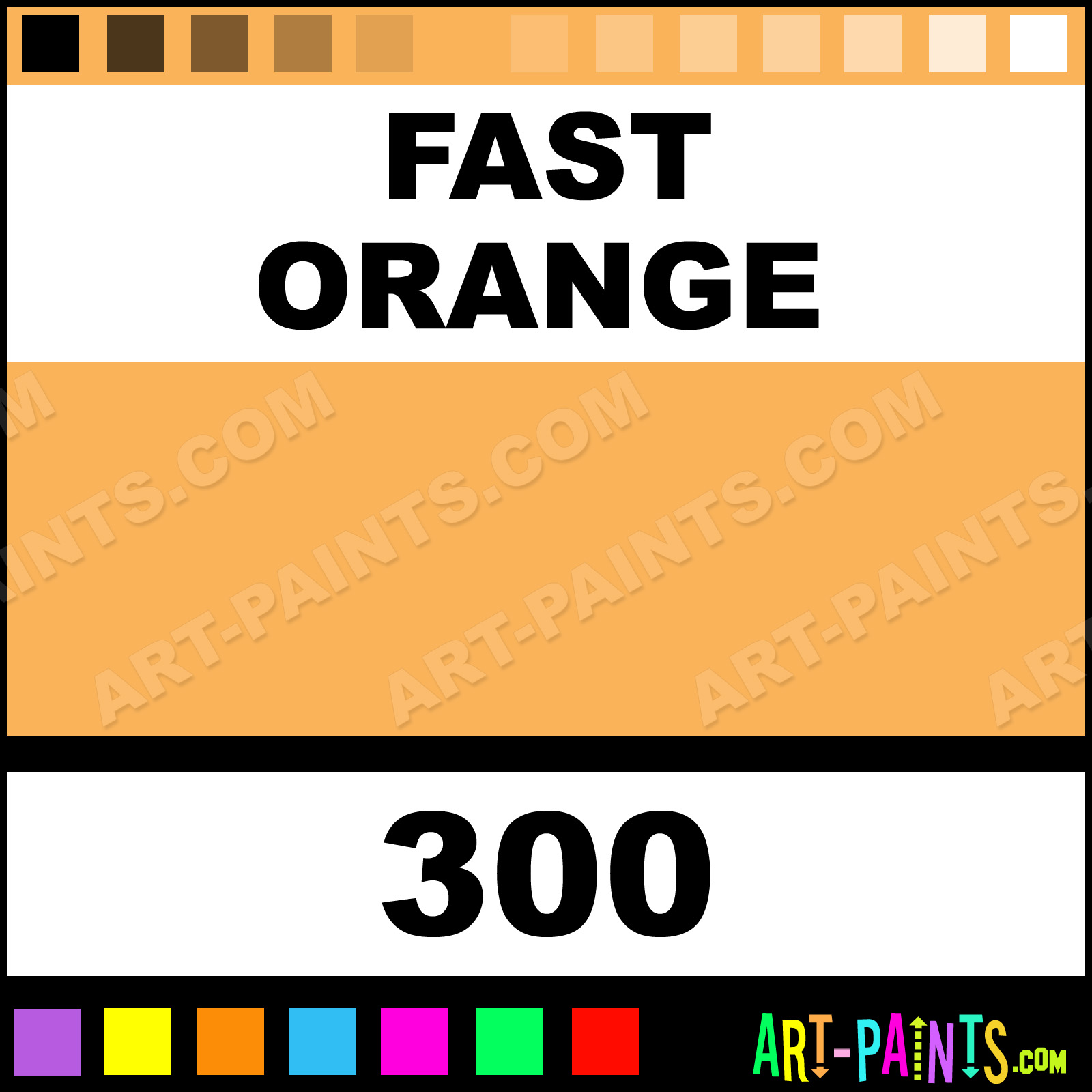 Fast Orange Colours Acrylic Paints - 300 - Fast Orange Paint, Fast Orange  Color, Caran D-Ache Colours Paint, FAB359 