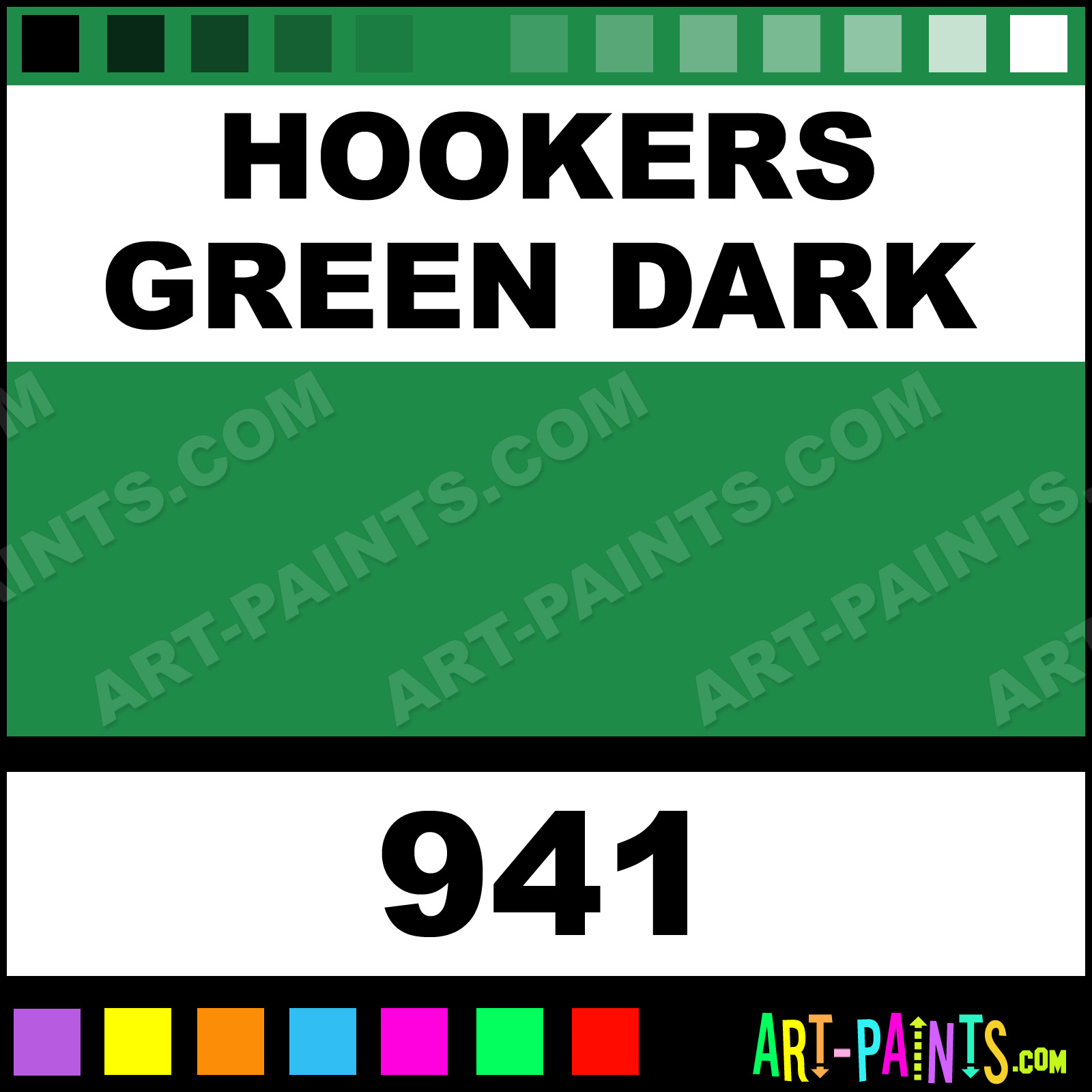 Hooker's Green Dark (16oz Fluid Acrylic)