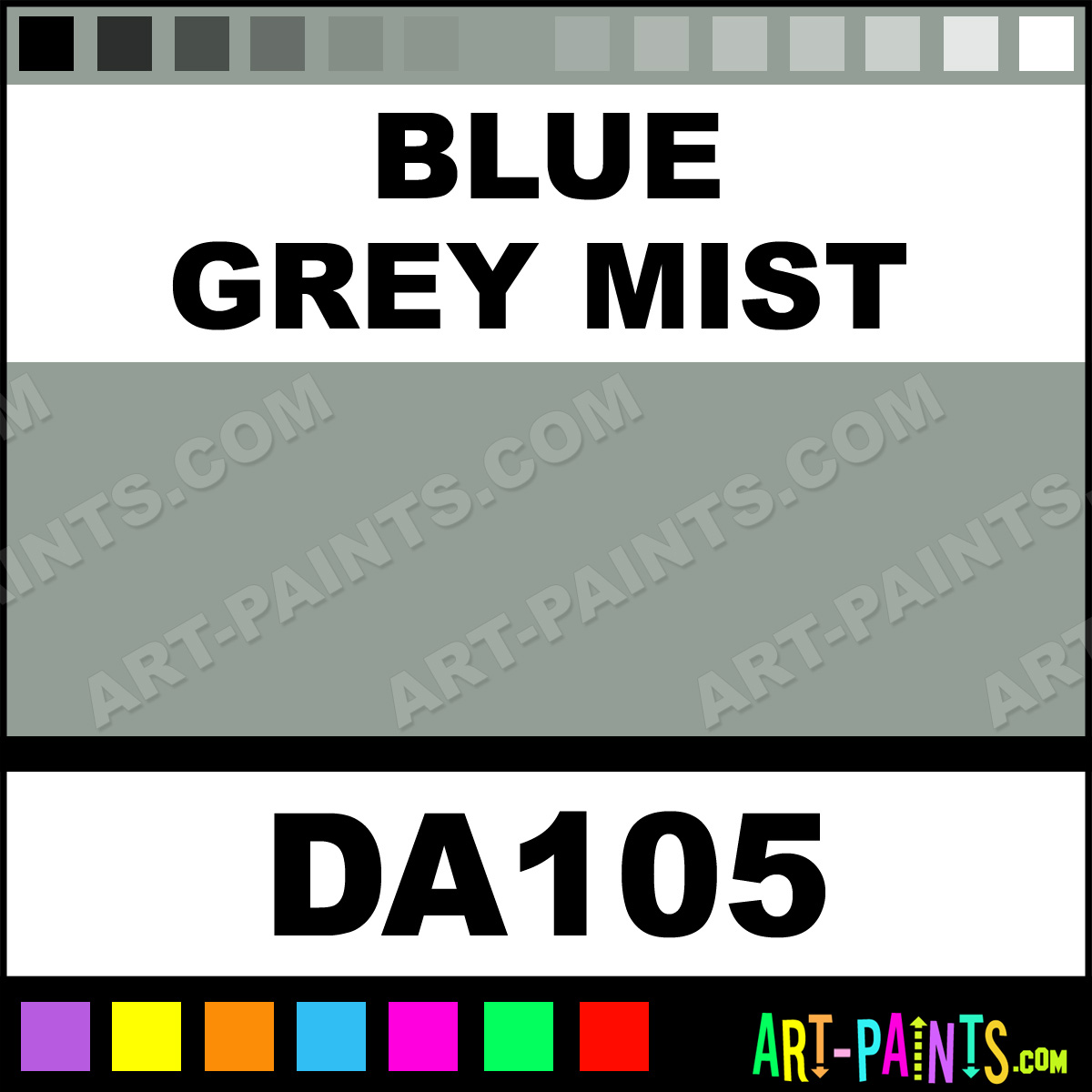 Blue Grey Mist Americana Acrylic Paints DA105 Blue Grey Mist Paint
