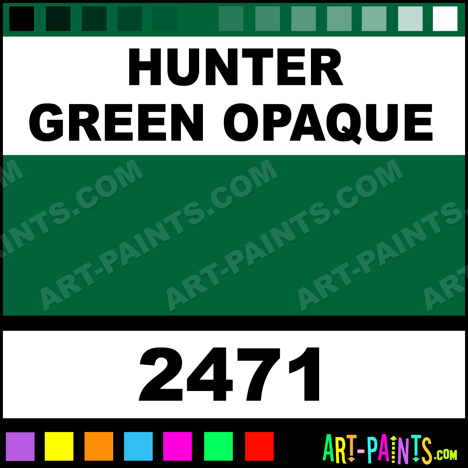 Hunter Green Opaque Ceramcoat Acrylic Paints - 2471 - Hunter Green