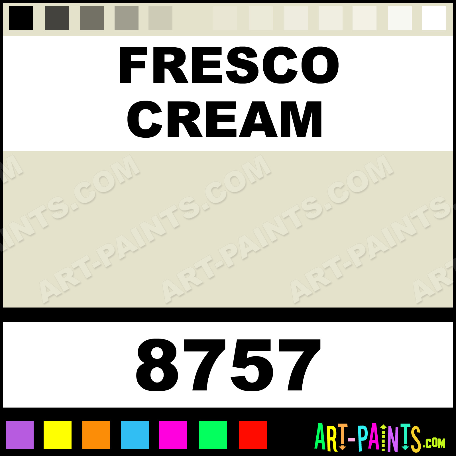 Fresco Cream Glaze Acrylic Paints 8757 Fresco Cream Paint, Fresco