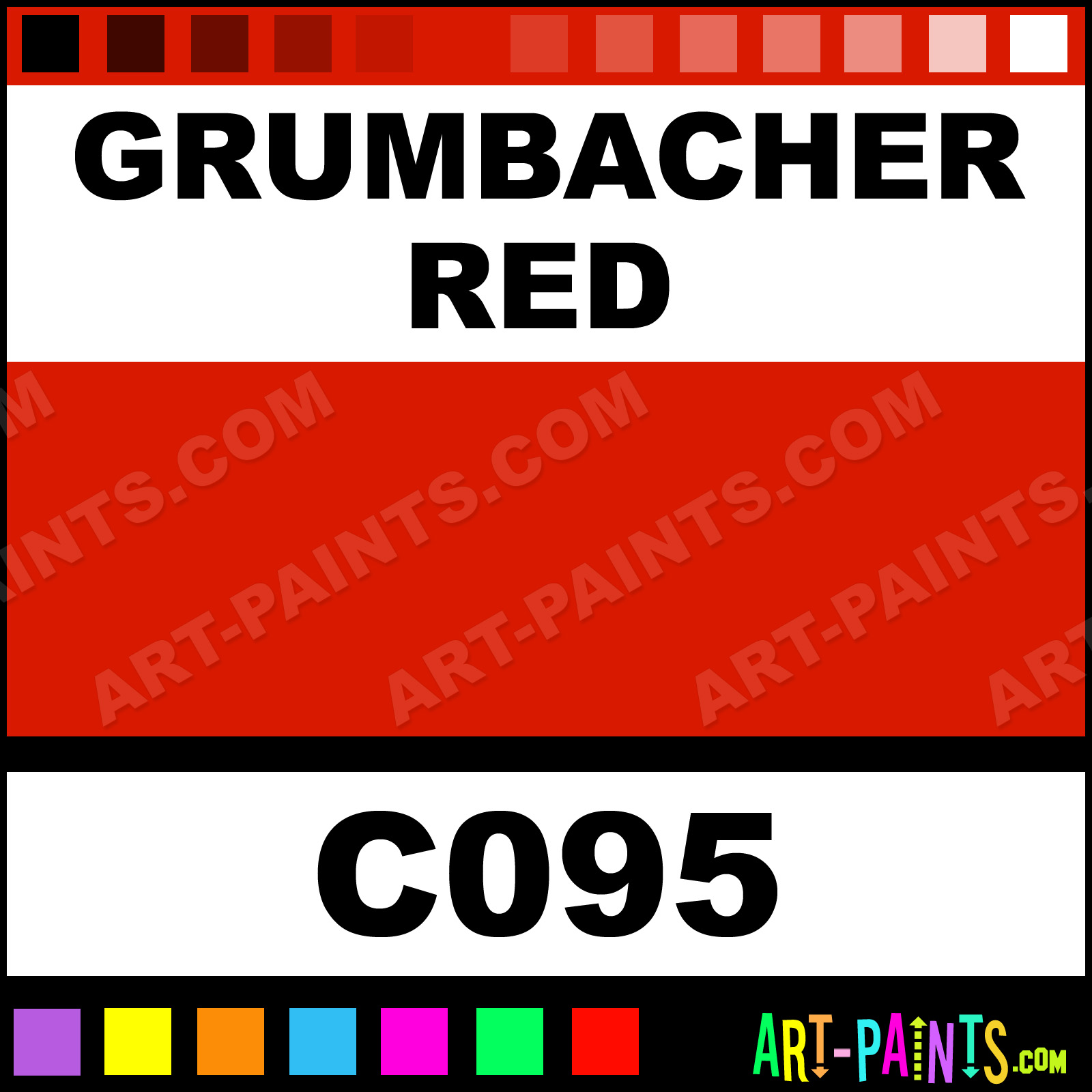 Grumbacher Color Chart