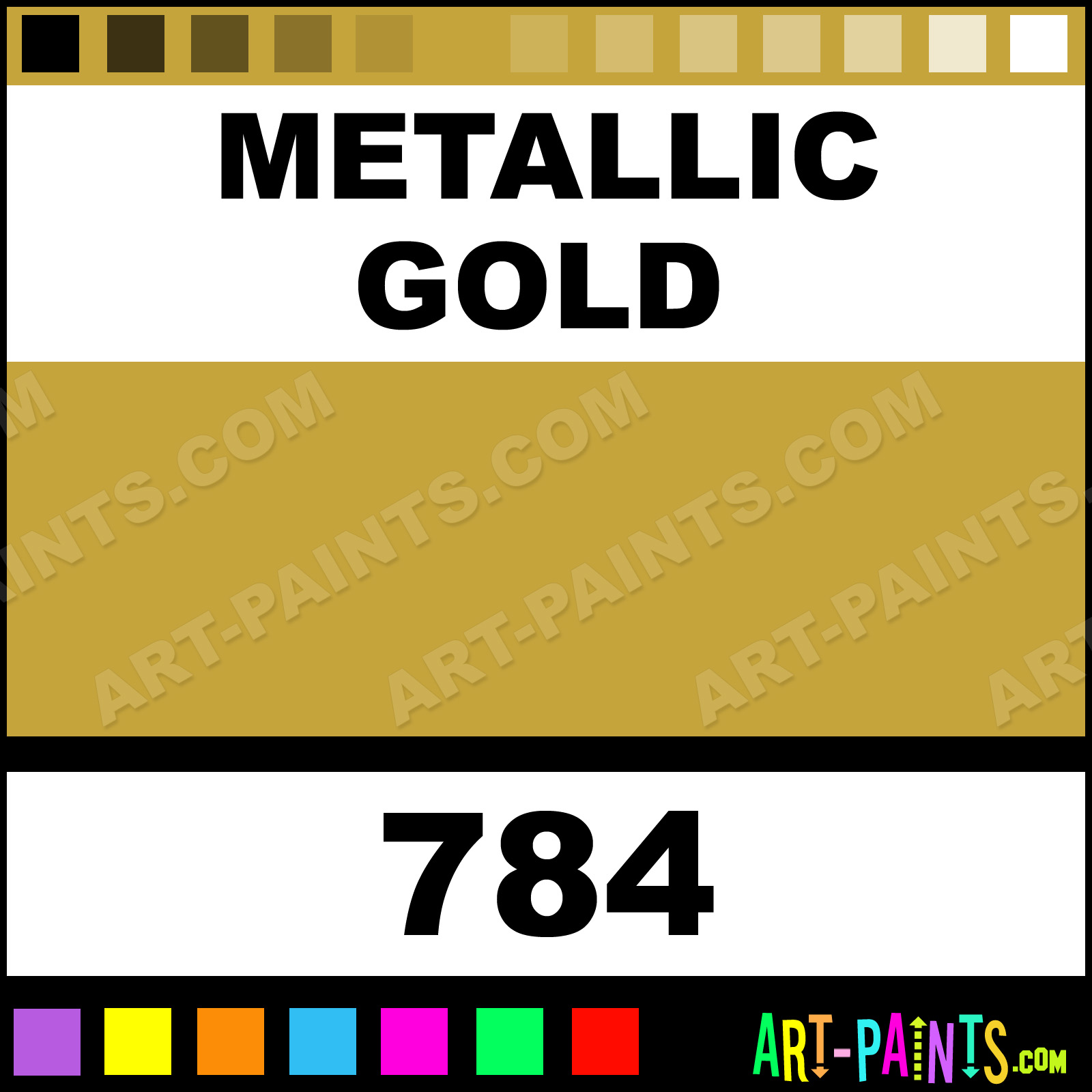 Metallic Gold – Artistic Painting Studio