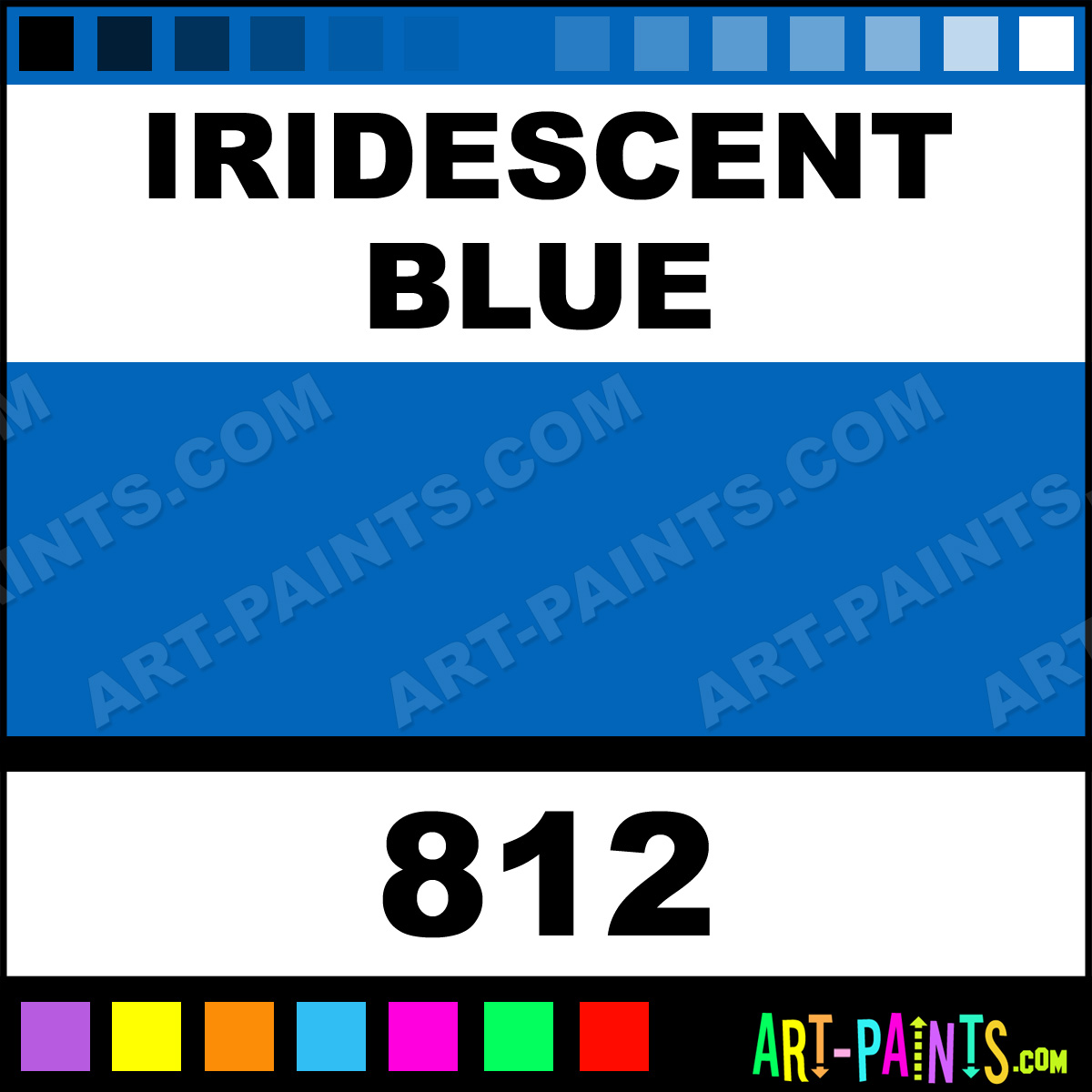 blue iridescent