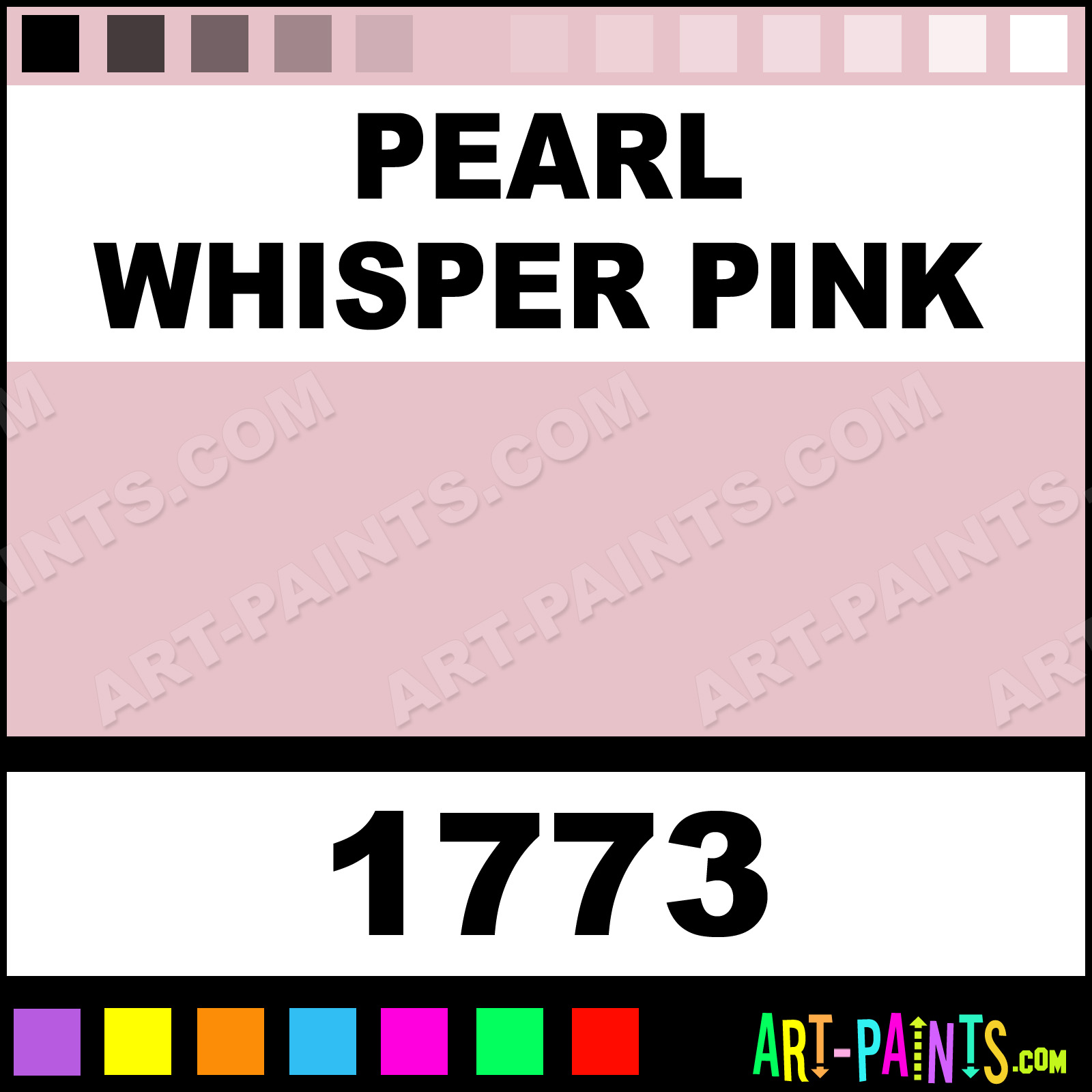 Pearl Whisper Pink Prism Acrylic Paints - 1773 - Pearl Whisper Pink Paint,  Pearl Whisper Pink Color, Palmer Prism Paint, E7C2C9 