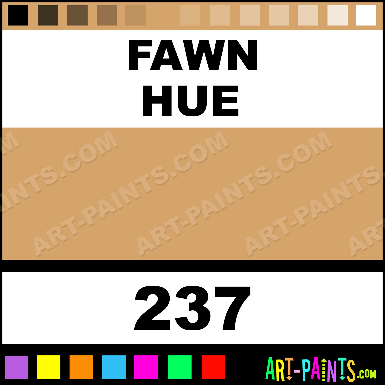 Fawn Folk Art Acrylic Paints - 237 - Fawn Paint, Fawn ...