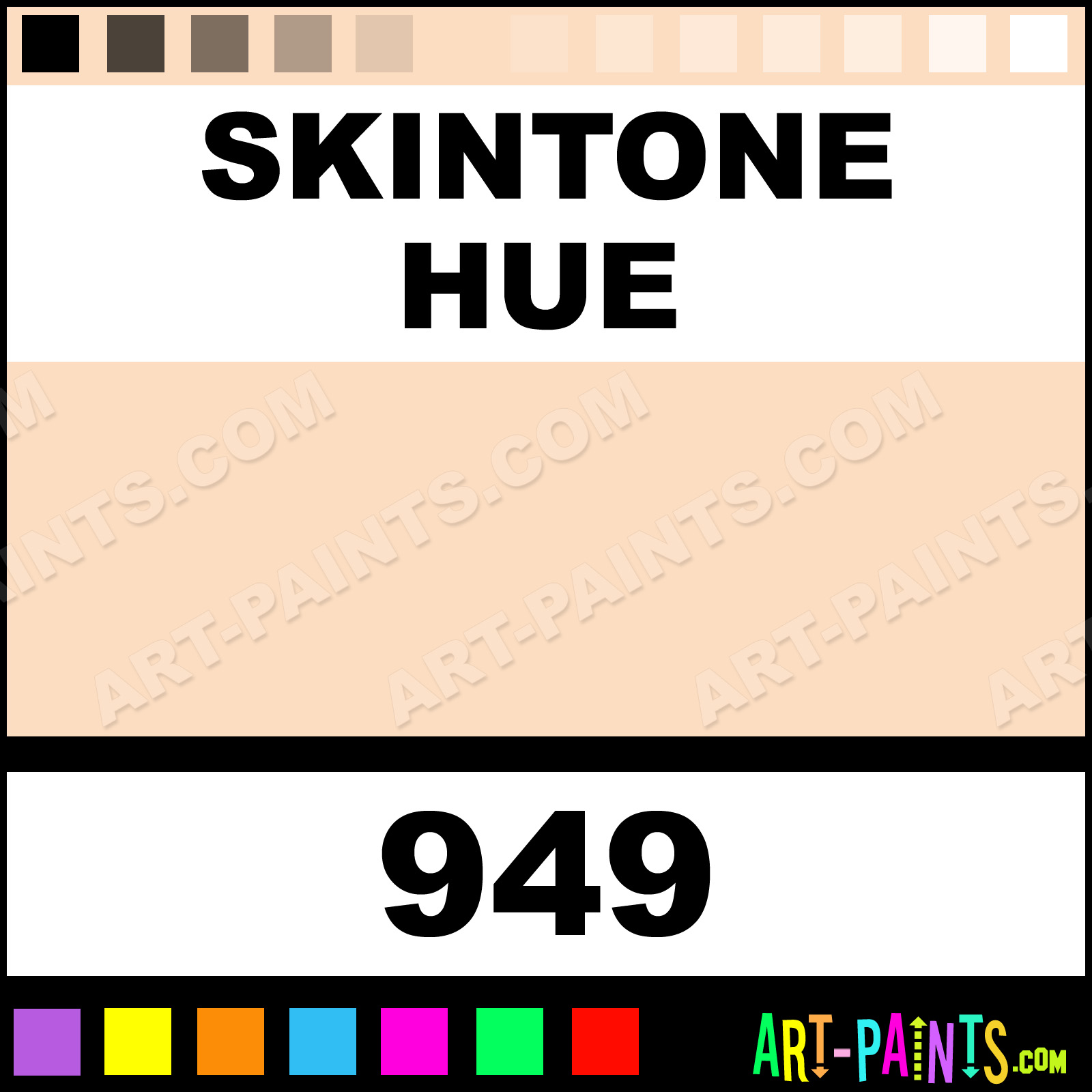 Skintone Folk Art Acrylic Paints - 949 - Skintone Paint, Skintone Color,  Plaid Folk Art Paint, FCDDC1 