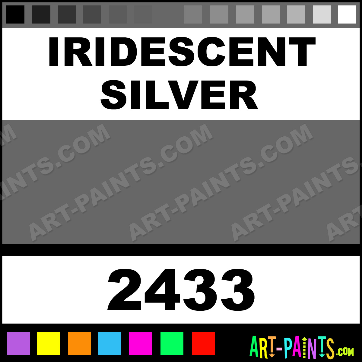 Iridescent Silver Student Acrylic Paints - 2433 - Iridescent Silver