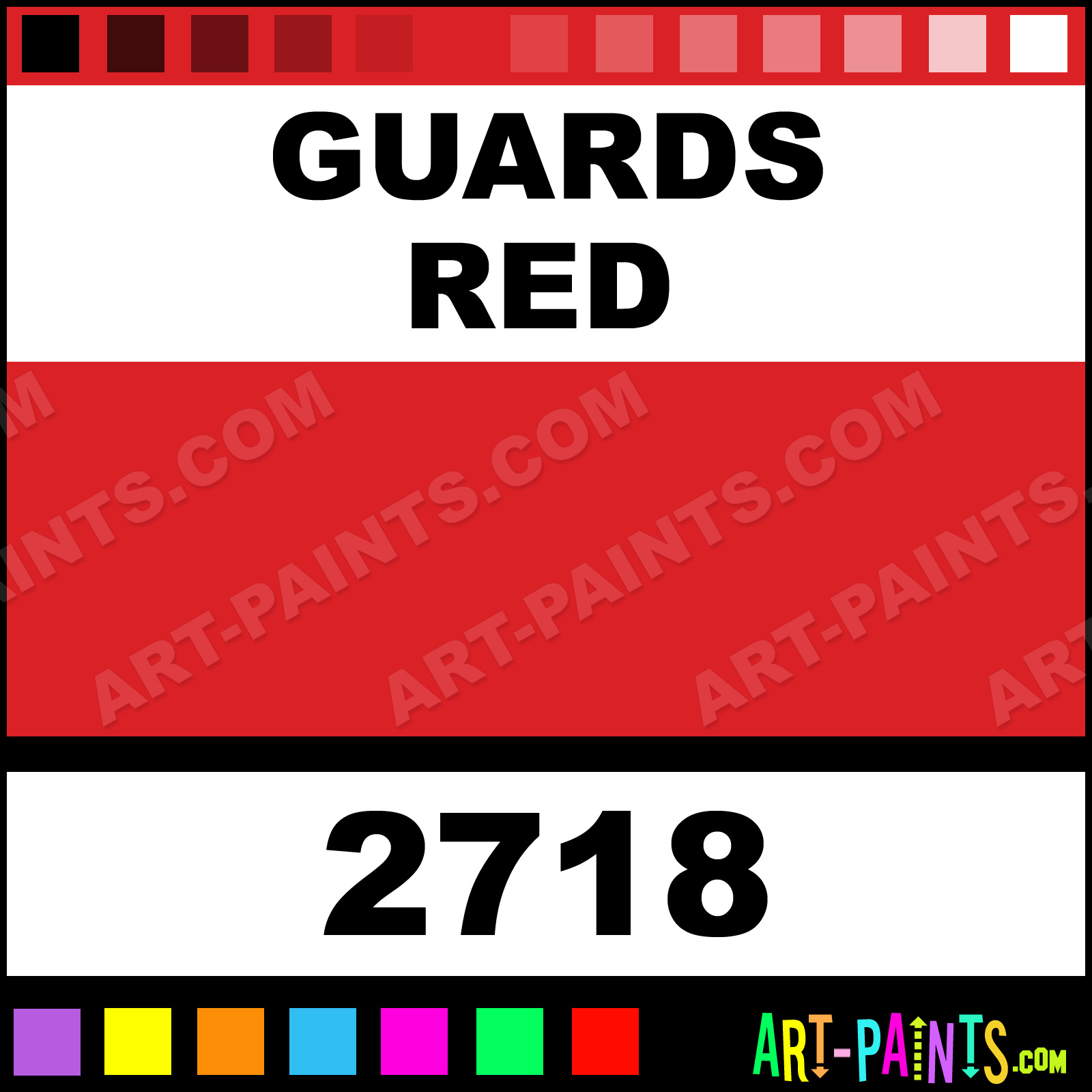 (6 BOTTLES) NEW TESTORS Model Master 0.5 oz paint GUARDS RED Enamel 2718