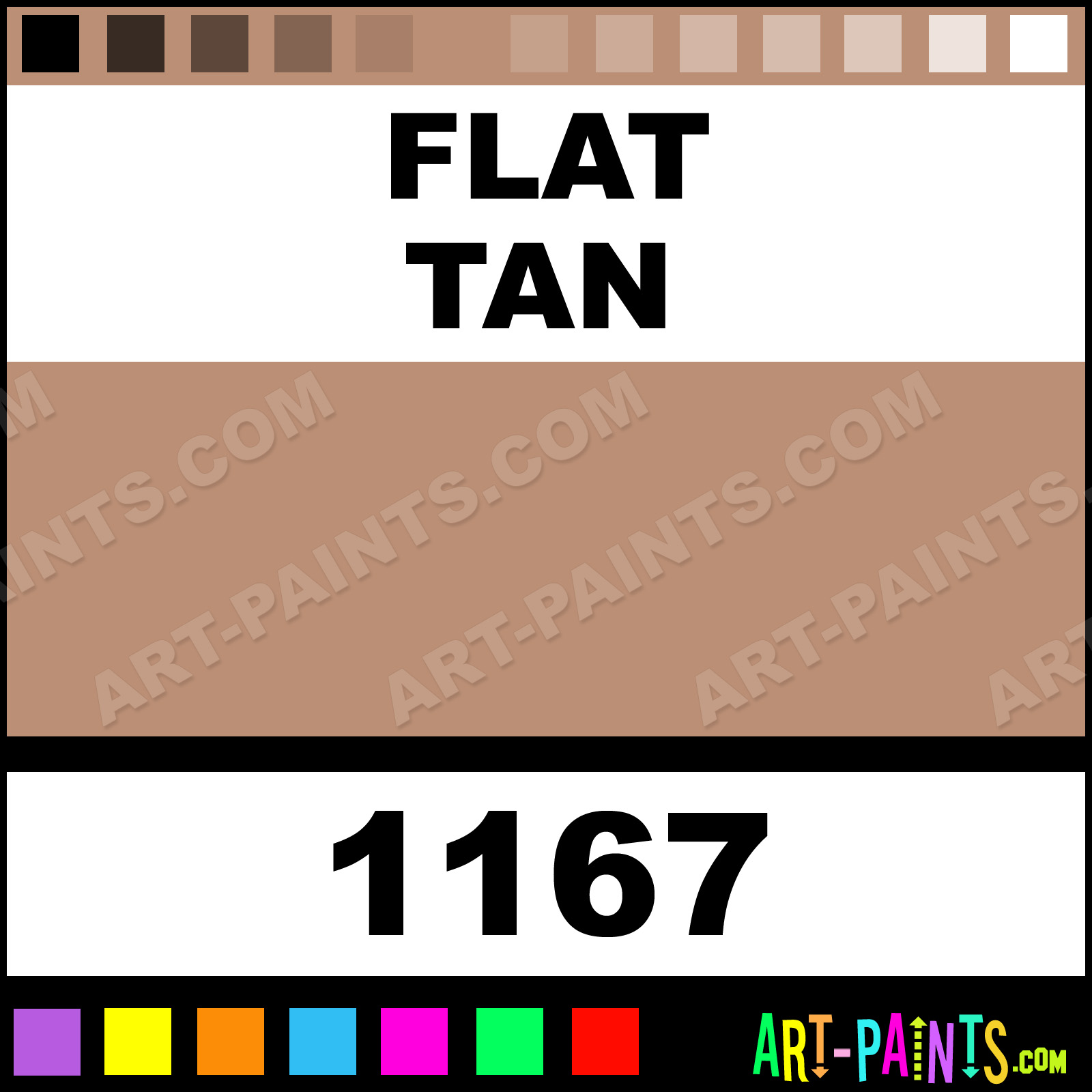flat tan