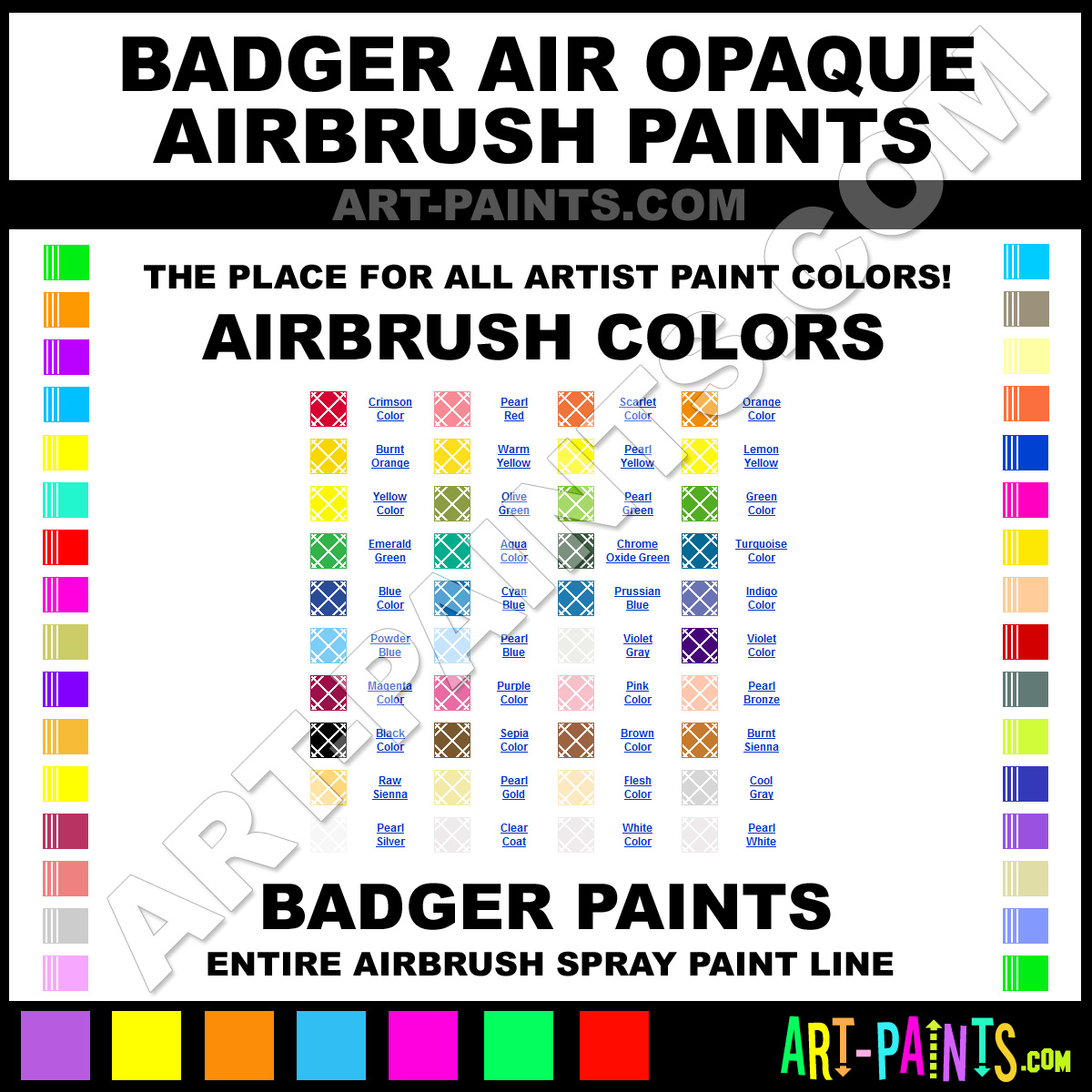 Badger Air Opaque Airbrush Color