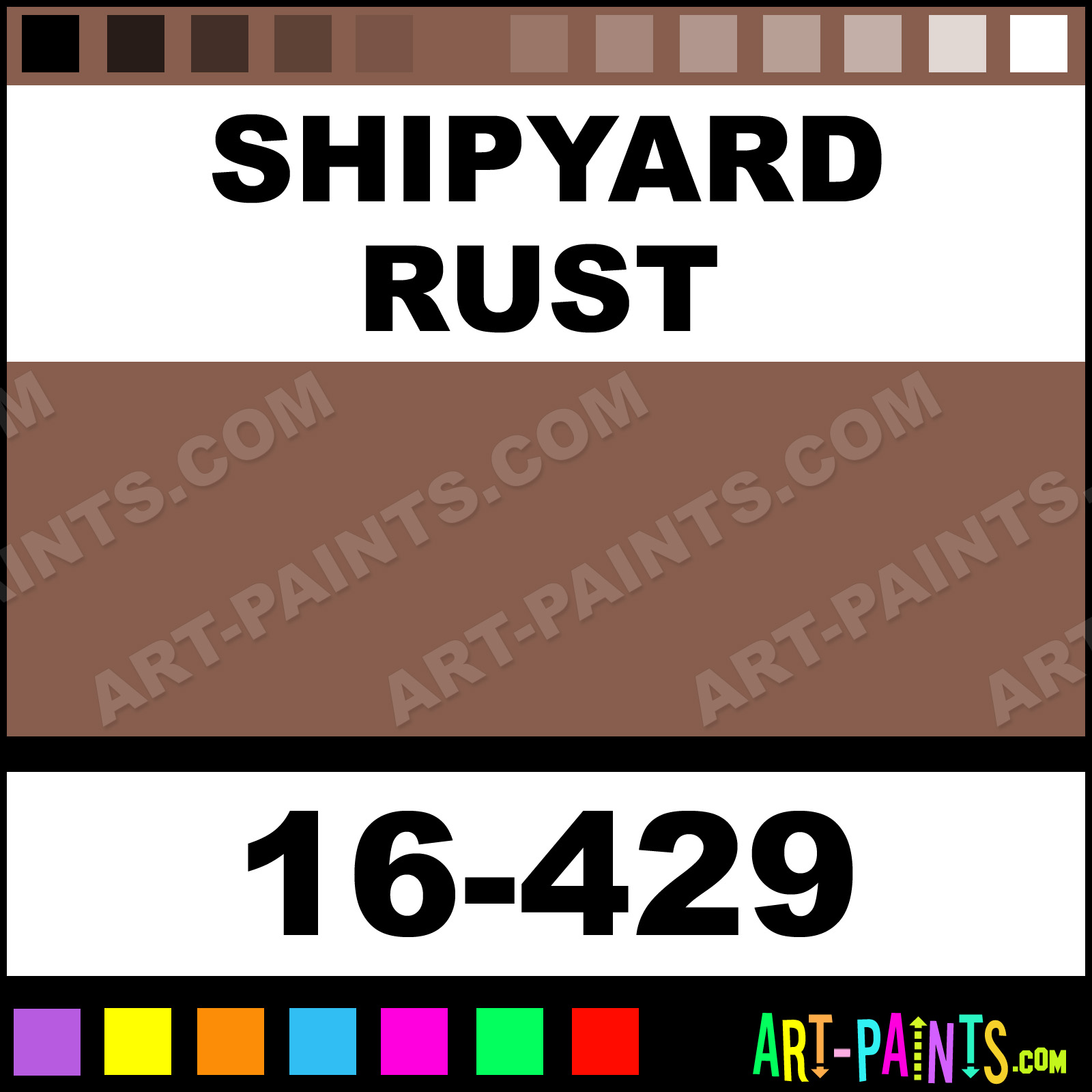 Shipyard Rust ModelFlex Marine Airbrush Spray Paints 16429 Shipyard Rust Paint, Shipyard