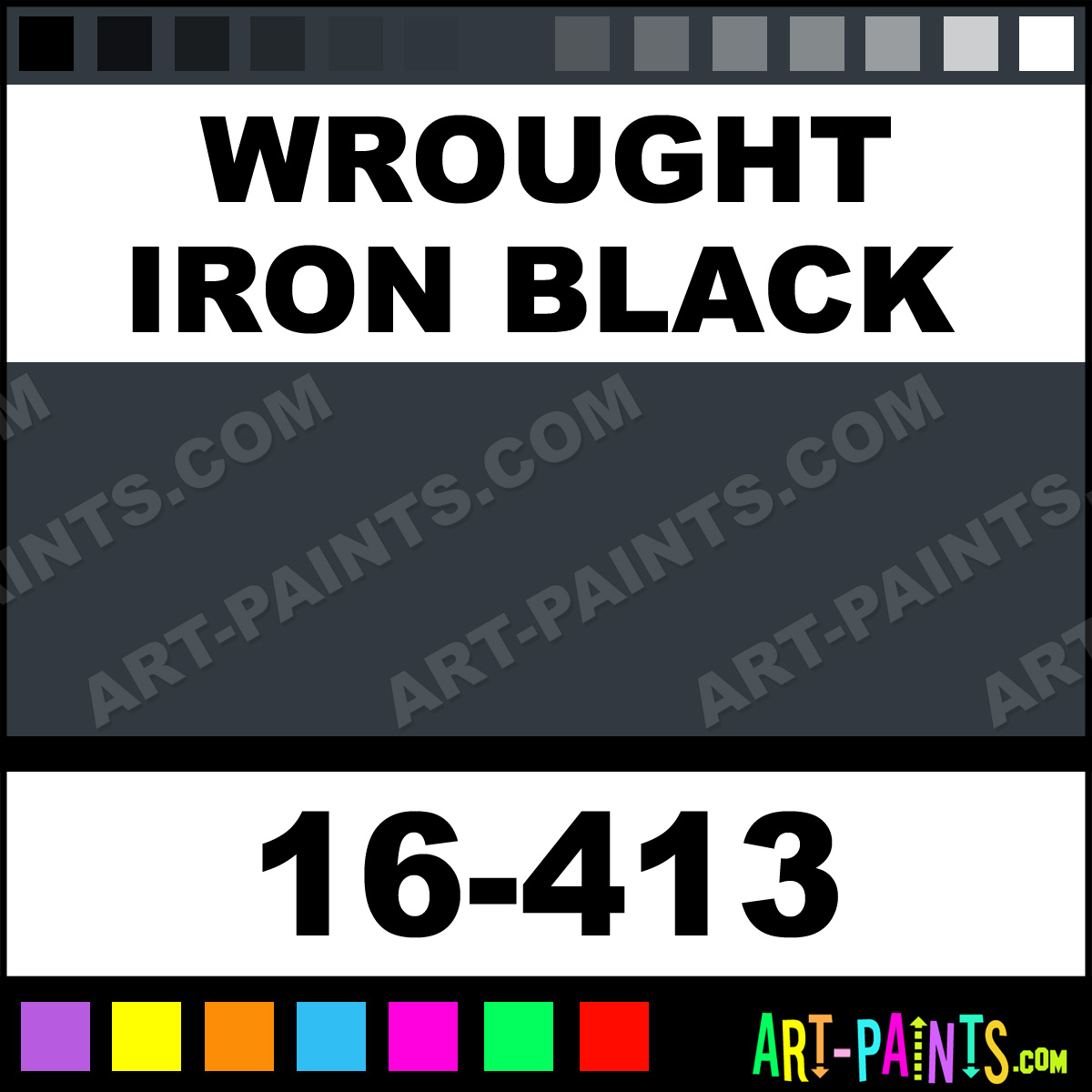 Wrought Iron Black ModelFlex Marine Airbrush Spray Paints 16413