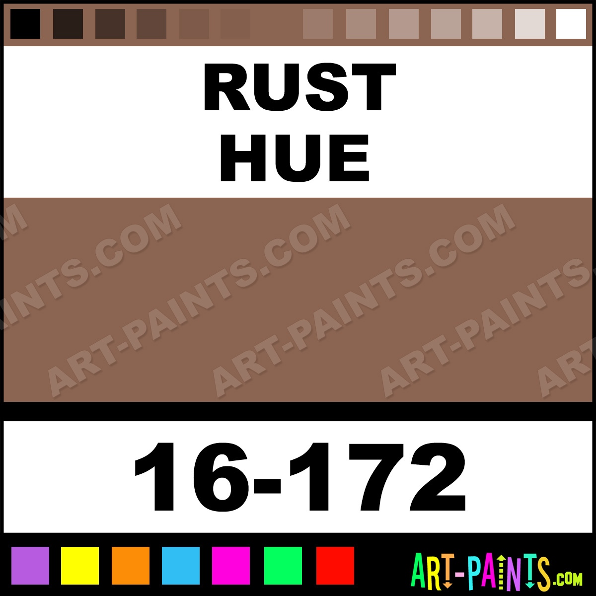 Rust ModelFlex Railroad Airbrush Spray Paints - 16-172 - Rust Paint 