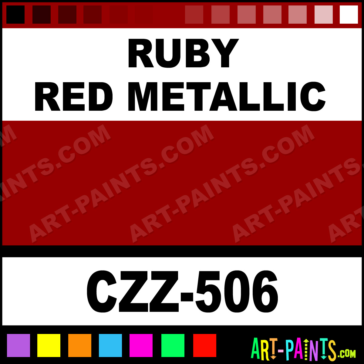 Ruby Red Metallic Cand E Z Airbrush Spray Paints CZZ506 Ruby Red Metallic Paint, Ruby Red