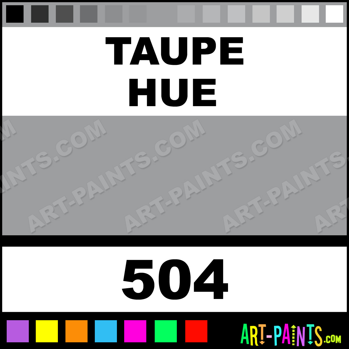 Taupe Artist Airbrush Spray Paints 504 Taupe Paint, Taupe Color