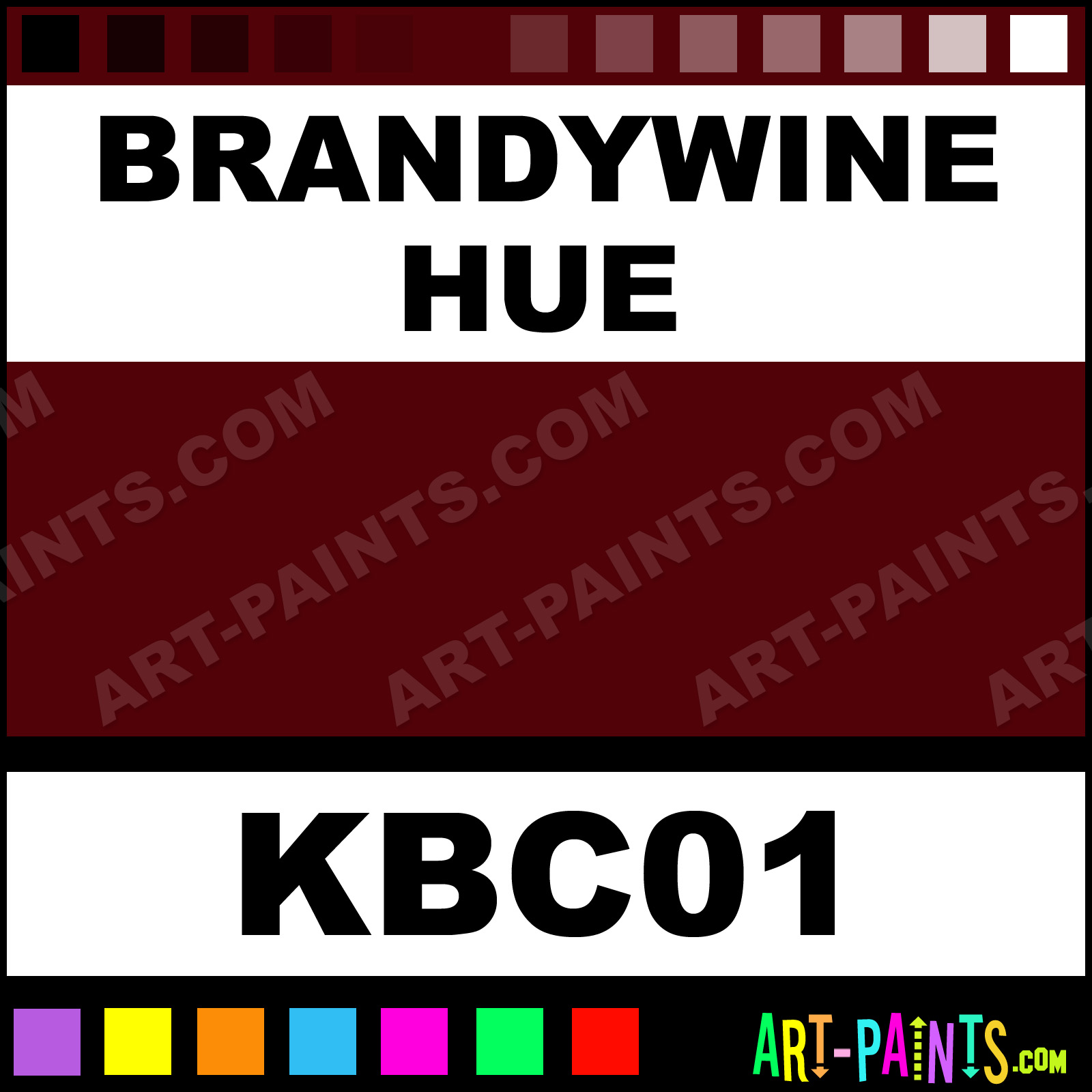 Brandywine Kandy Basecoats Airbrush Spray Paints - KBC01