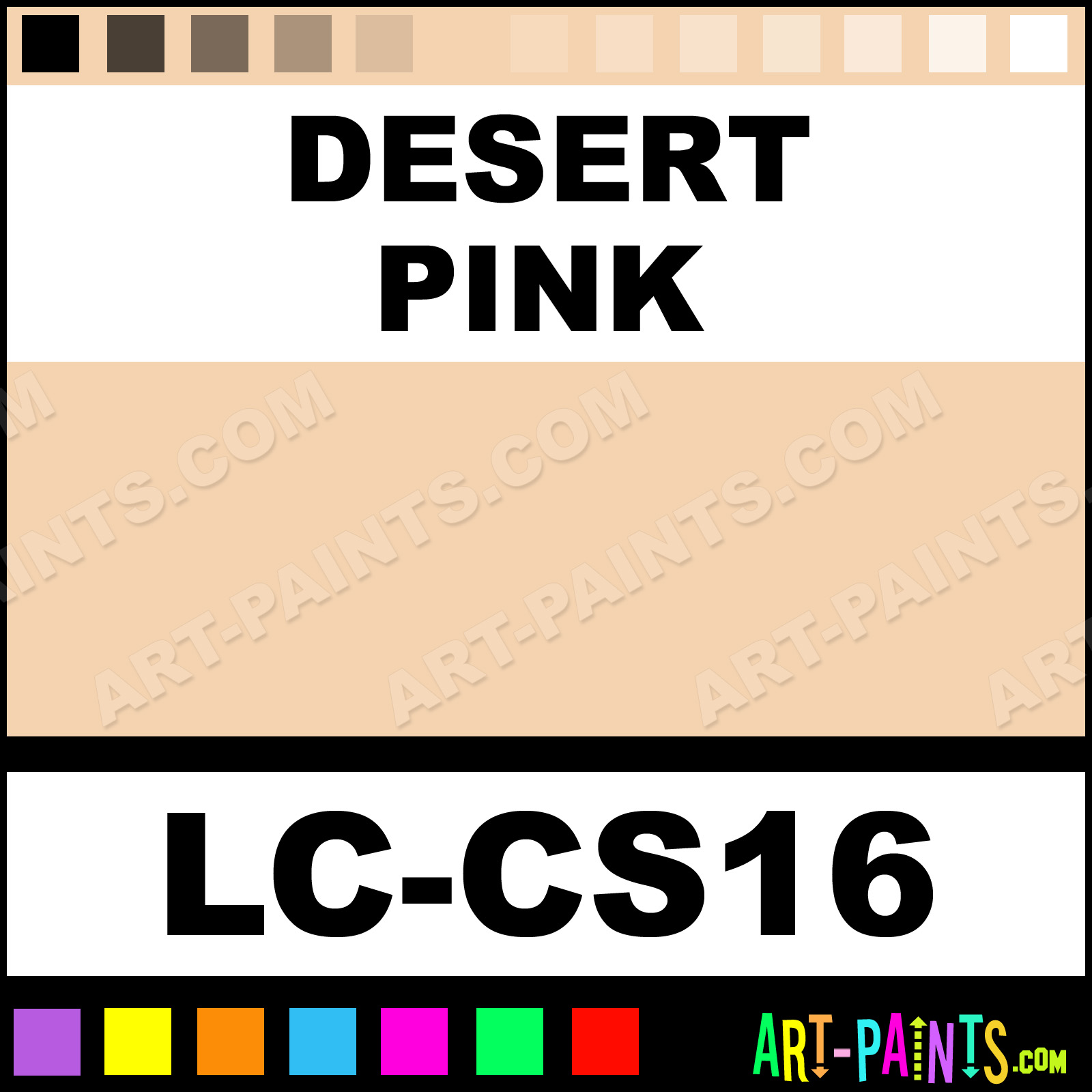 Desert Pink Middle East British Tanks Airbrush Spray Paints LCCS16