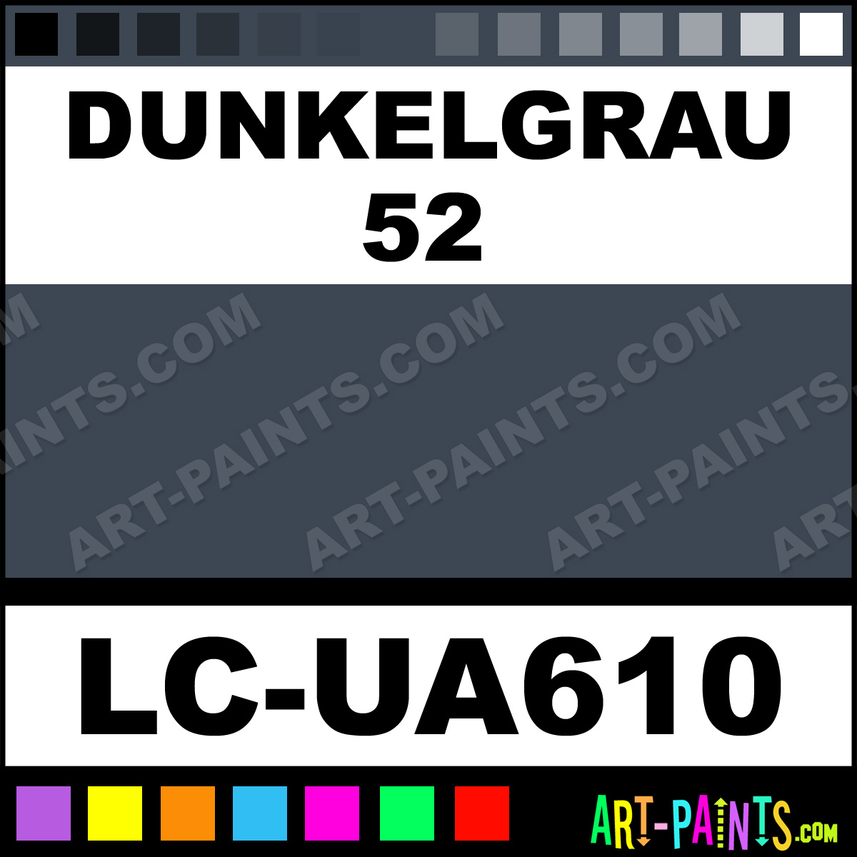 Dunkelgrau 52 UA Mimetic Airbrush Spray Paints LCUA610 Dunkelgrau 52