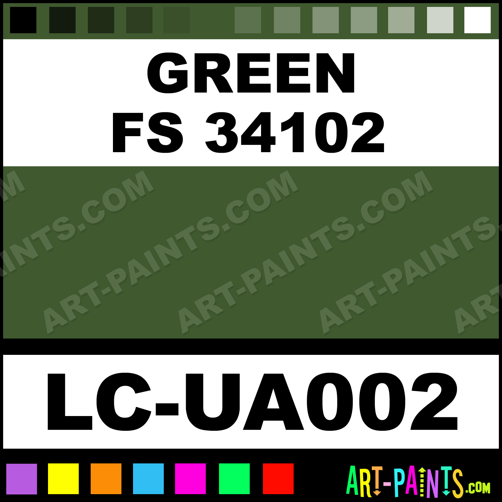 ChromaAir Paints Paints: Swamp Green (2 oz.)
