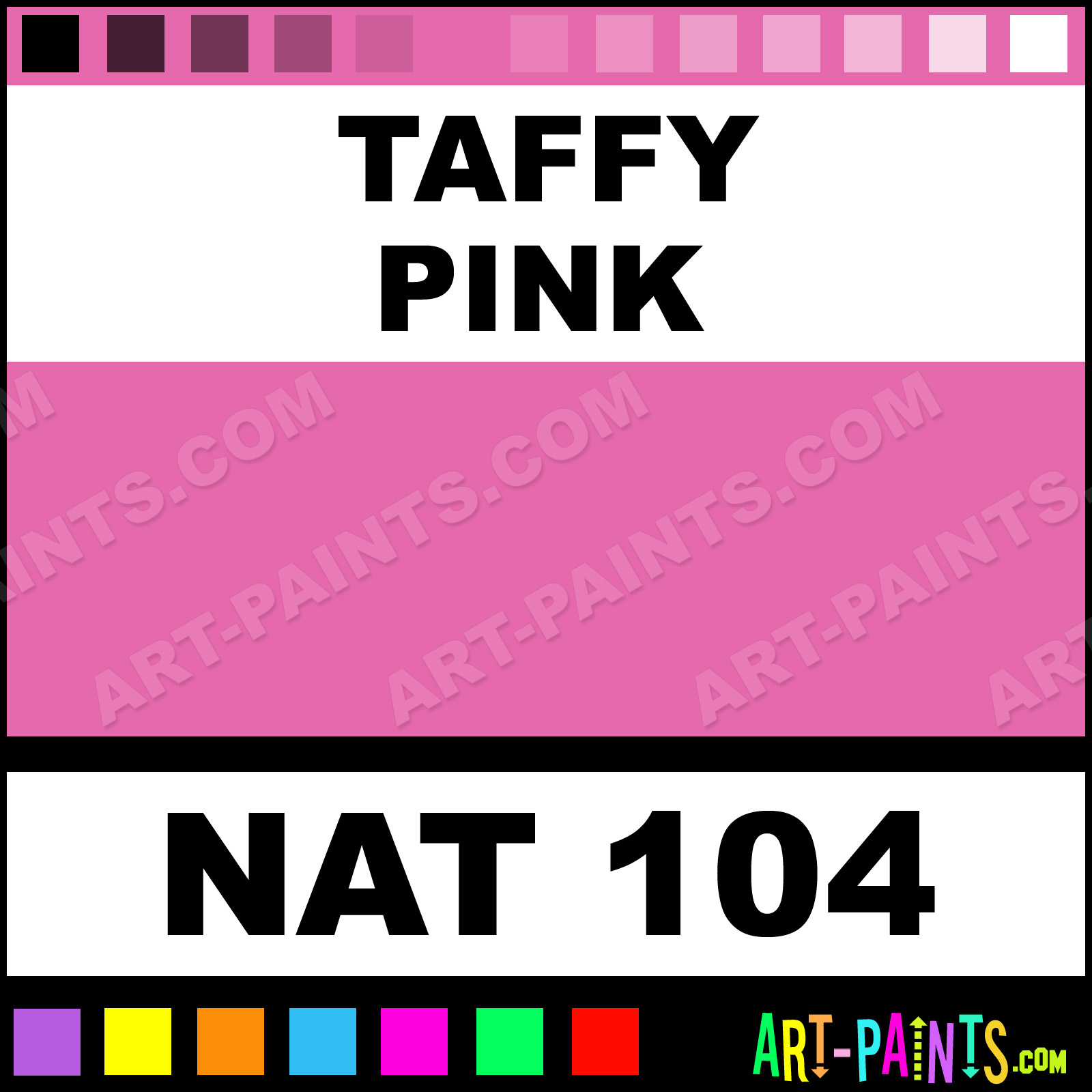 Taffy Pink Nail Art Airbrush Spray Paints NAT 104 Taffy Pink Paint