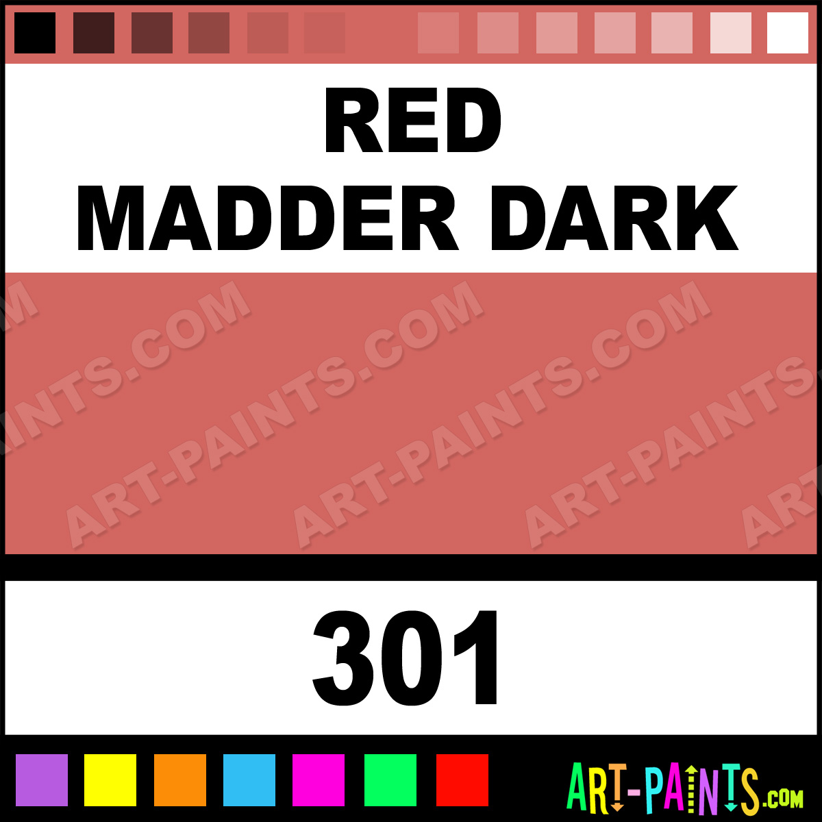 Red Madder Dark Professional Airbrush Spray Paints 301 Red Madder