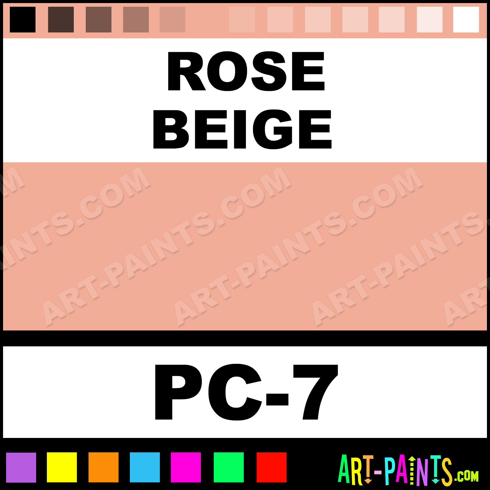 Rose Beige Color Cake Body Face Paints - PC-7 - Rose Beige