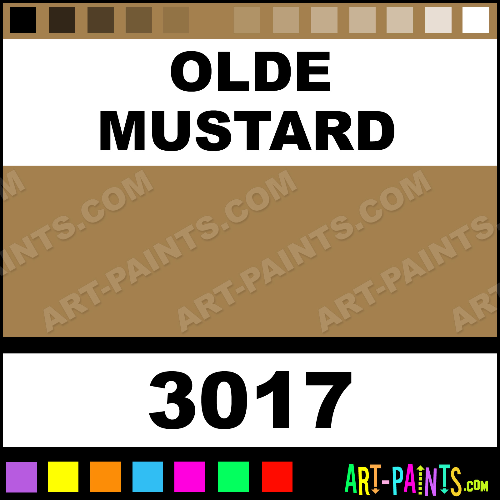 Olde Century Paint Color Chart