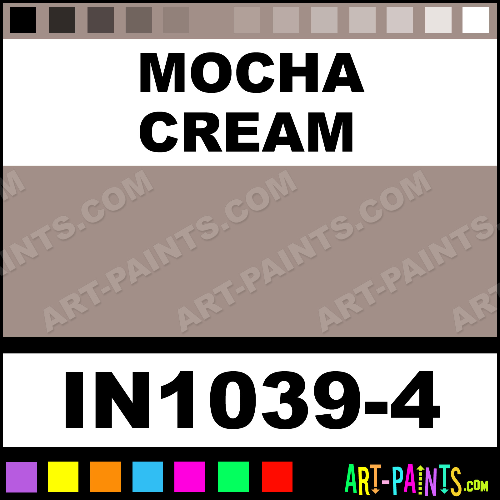 Mocha Cream Envision Glazes Ceramic Paints - IN1039-4