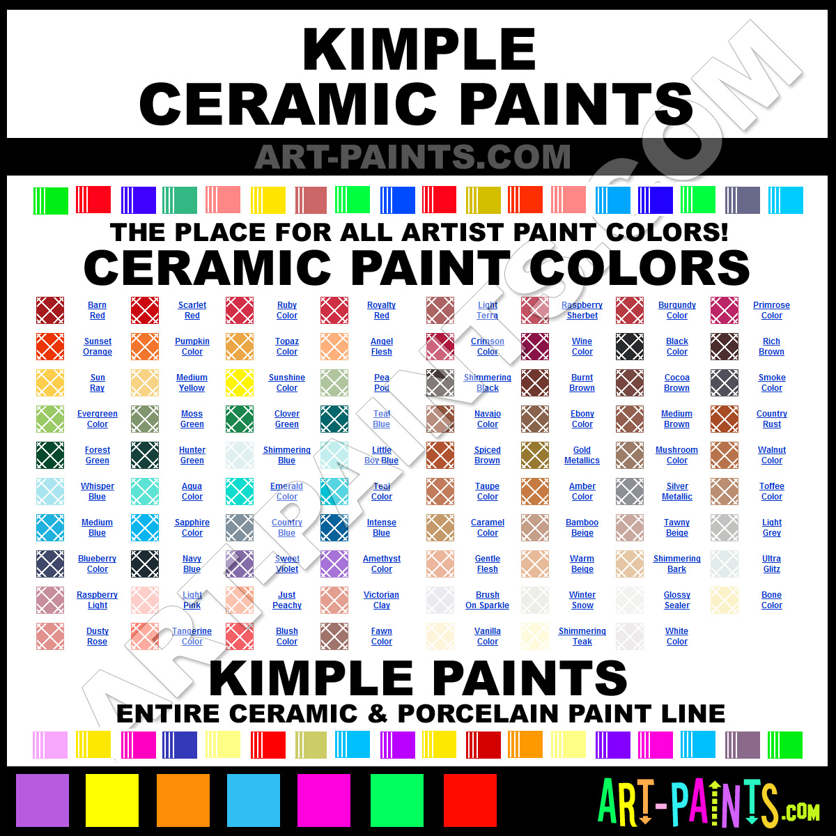 Kimple Ceramic Ceramic Porcelain Paint Colors Kimple Ceramic Paint