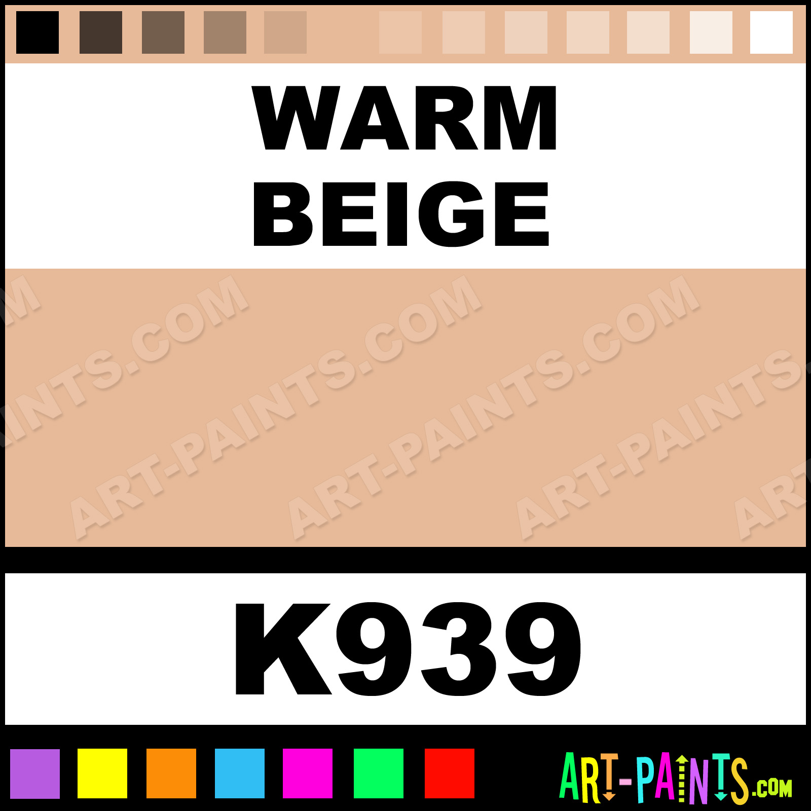 Warm Beige Ceramic Ceramic Paints K939 Warm Beige Paint, Warm Beige