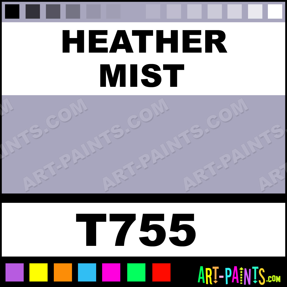 Heather Mist Ultra Ceramic Ceramic Porcelain Paints T755 Heather