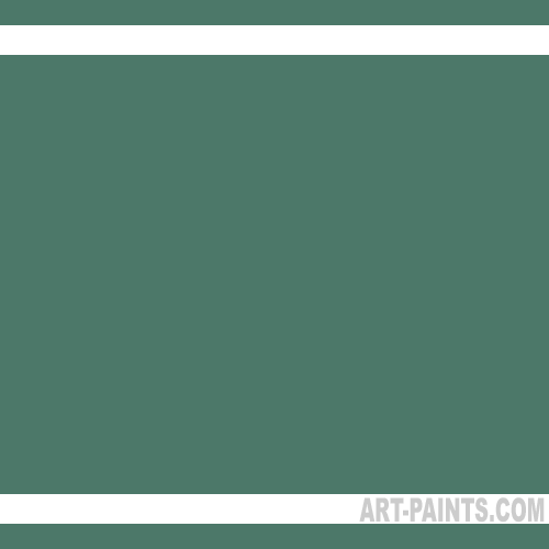 Dusty Teal Opaque Gloss Ceramic Paints - GL 117 - Dusty Teal Paint