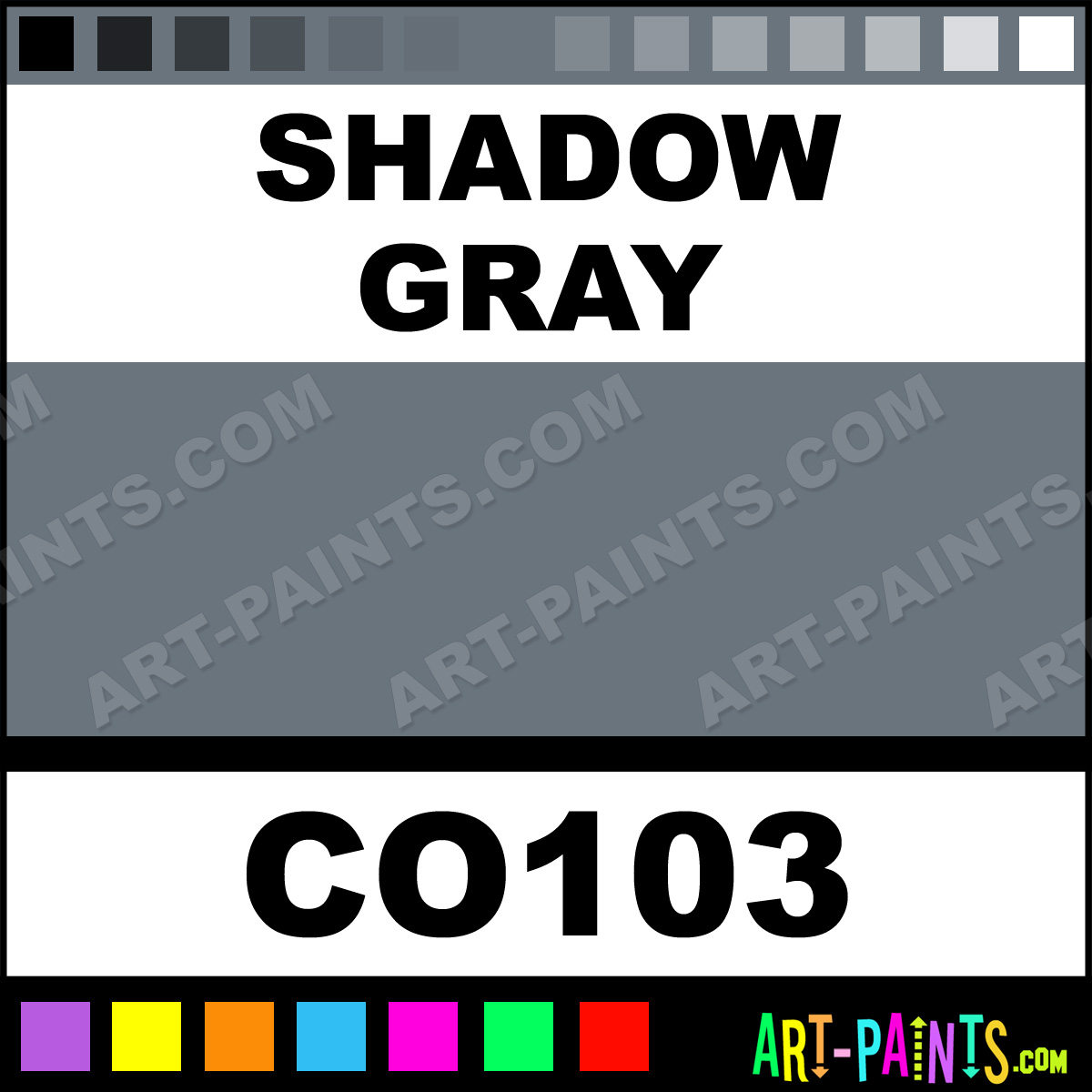 Shadow Gray Bisque Ceramic Porcelain Paints - CO103 - Shadow Gray Paint ...