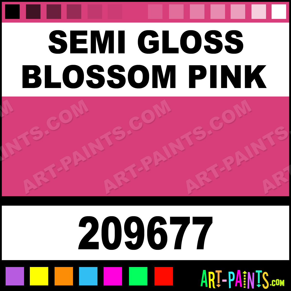 Semi Gloss Paint Color Chart