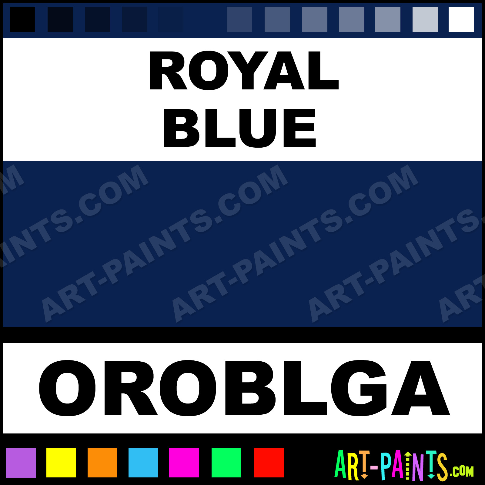 Dark Royal Blue Color