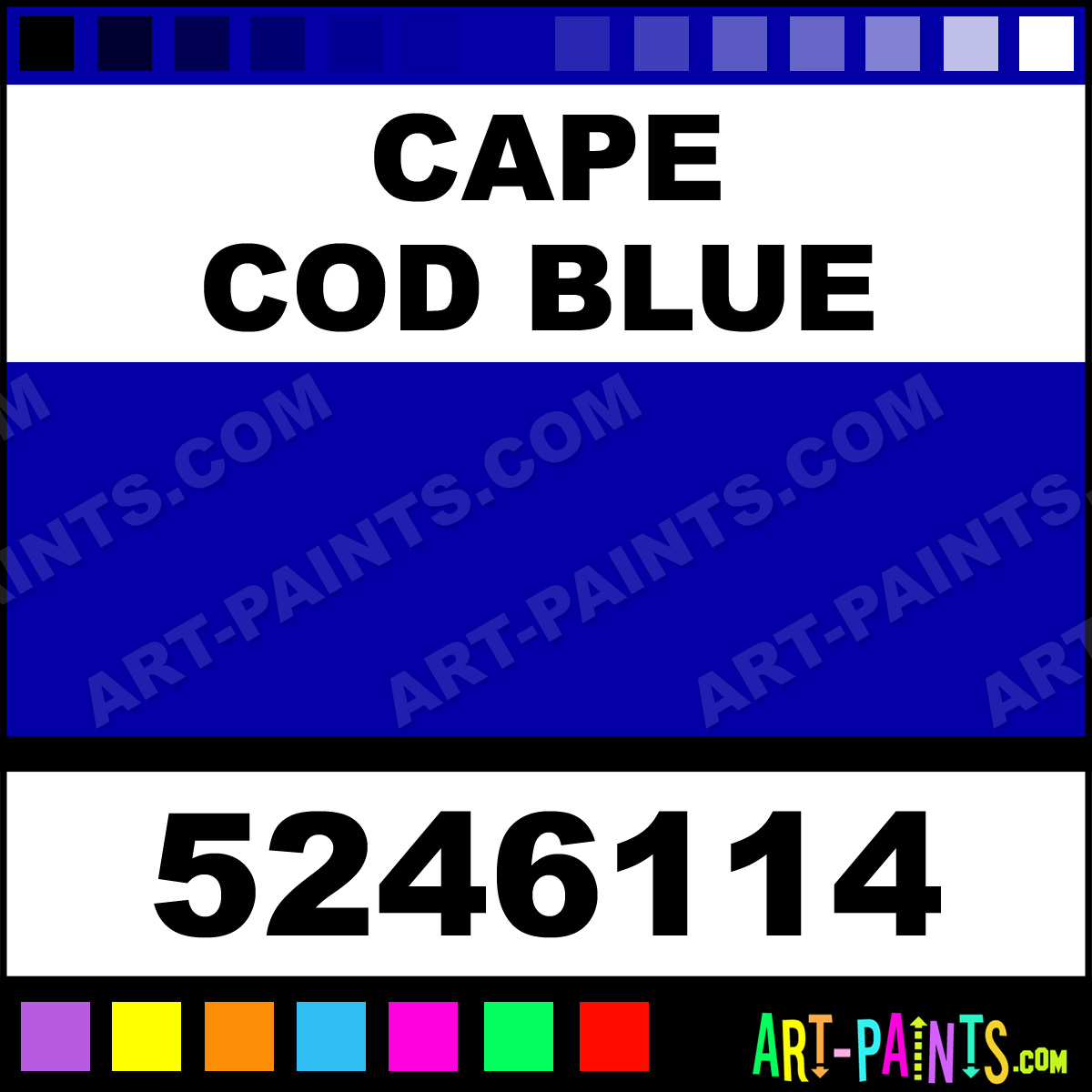 Cape Cod Blue Dry PermEnamel Enamel Paints 5246114 Cape Cod Blue