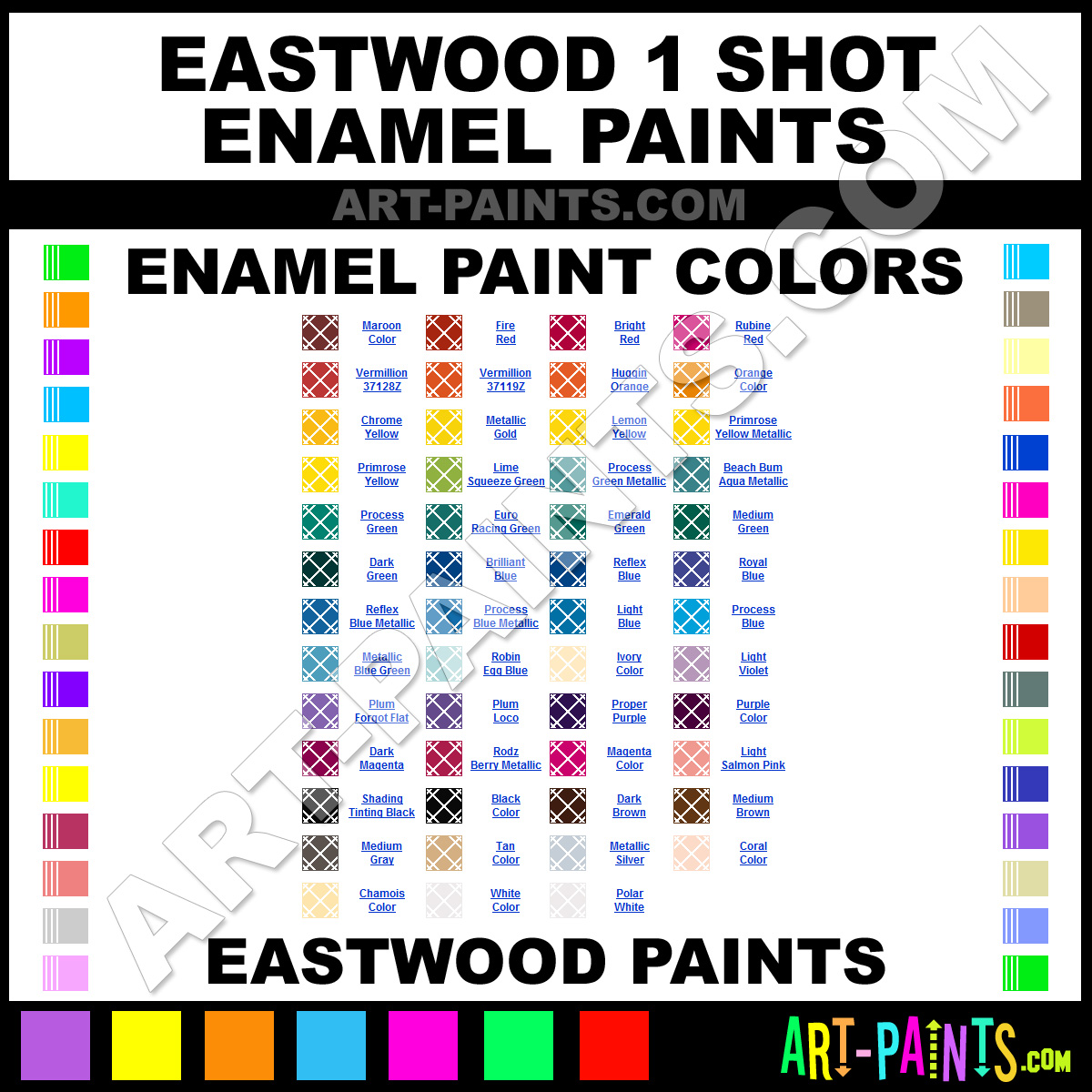 Eastwood Paint Color Chart