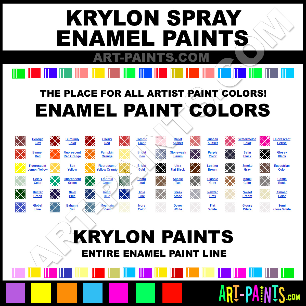 Bahama Sea Spray Enamel Paints - 5166 - Bahama Sea Paint ...