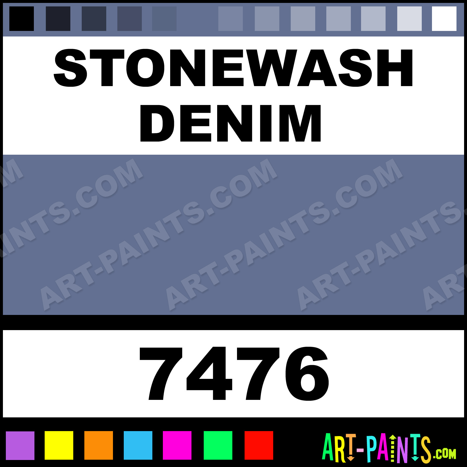 Stonewash Denim Spray Enamel Paints 7476 Stonewash Denim Paint