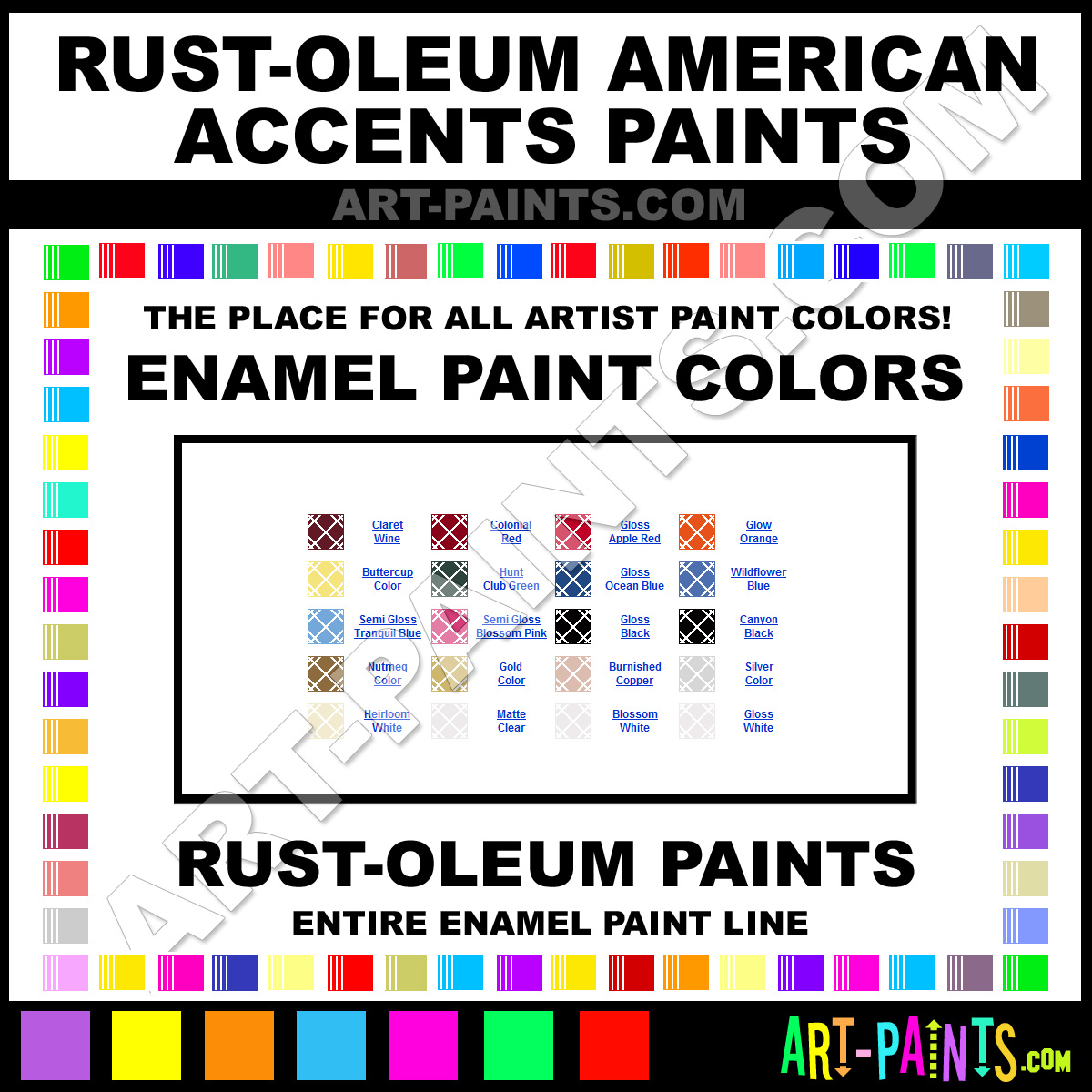 Rust Oleum American Accents Color Chart