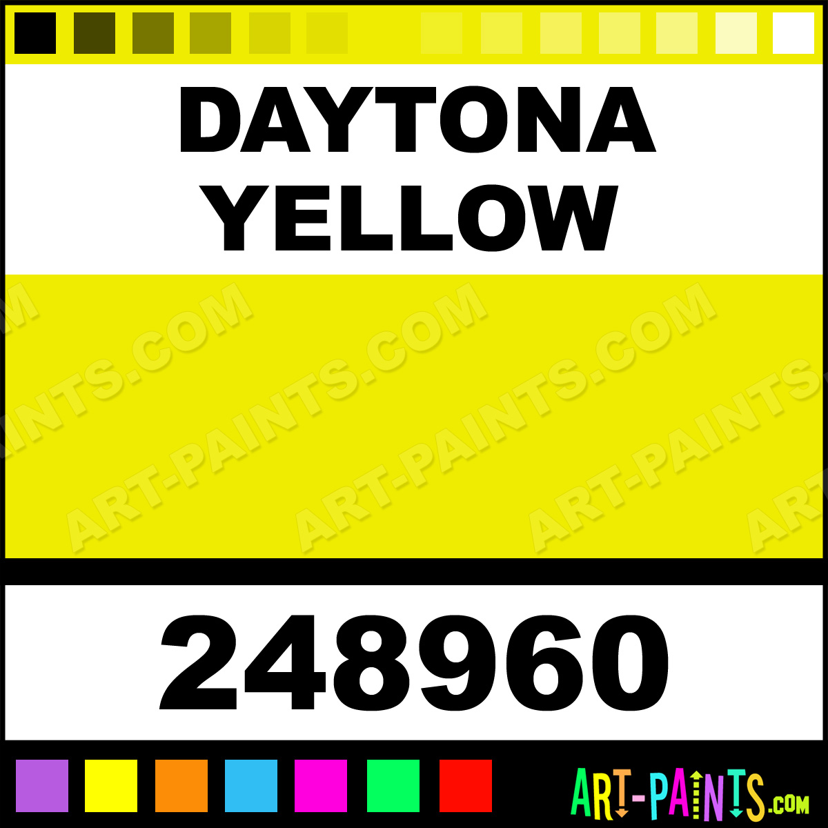 Daytona Yellow Engine Enamel Enamel Paints 248960 Daytona Yellow