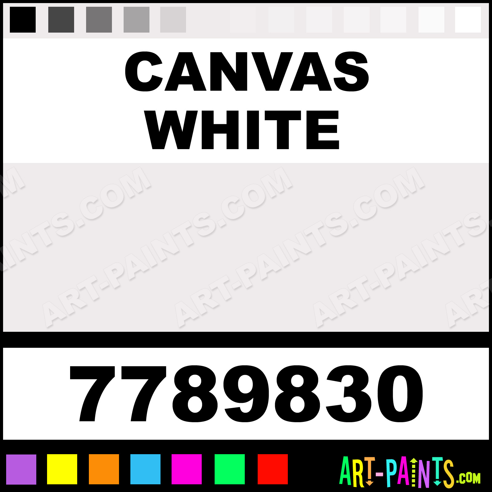 Canvas White Gloss Spray Enamel Paints 7789830 Canvas White Paint