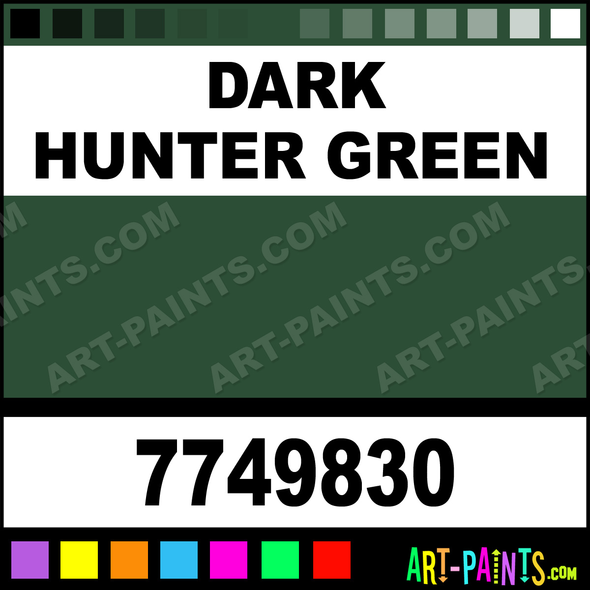 Dark Hunter Green Satin Enamel Paints - 7749830 - Dark Hunter Green