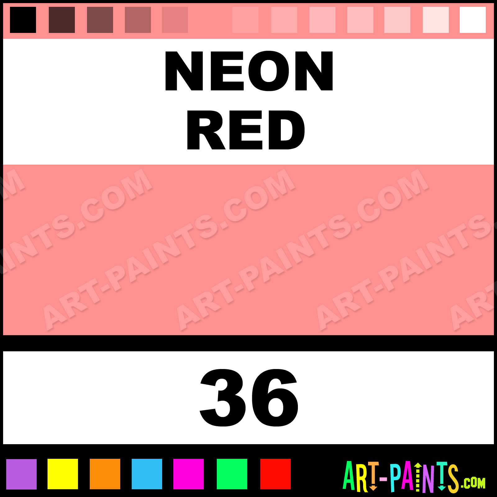 Neon Red Art Supplies Encaustic Wax Beeswax Paints 36 Neon Red
