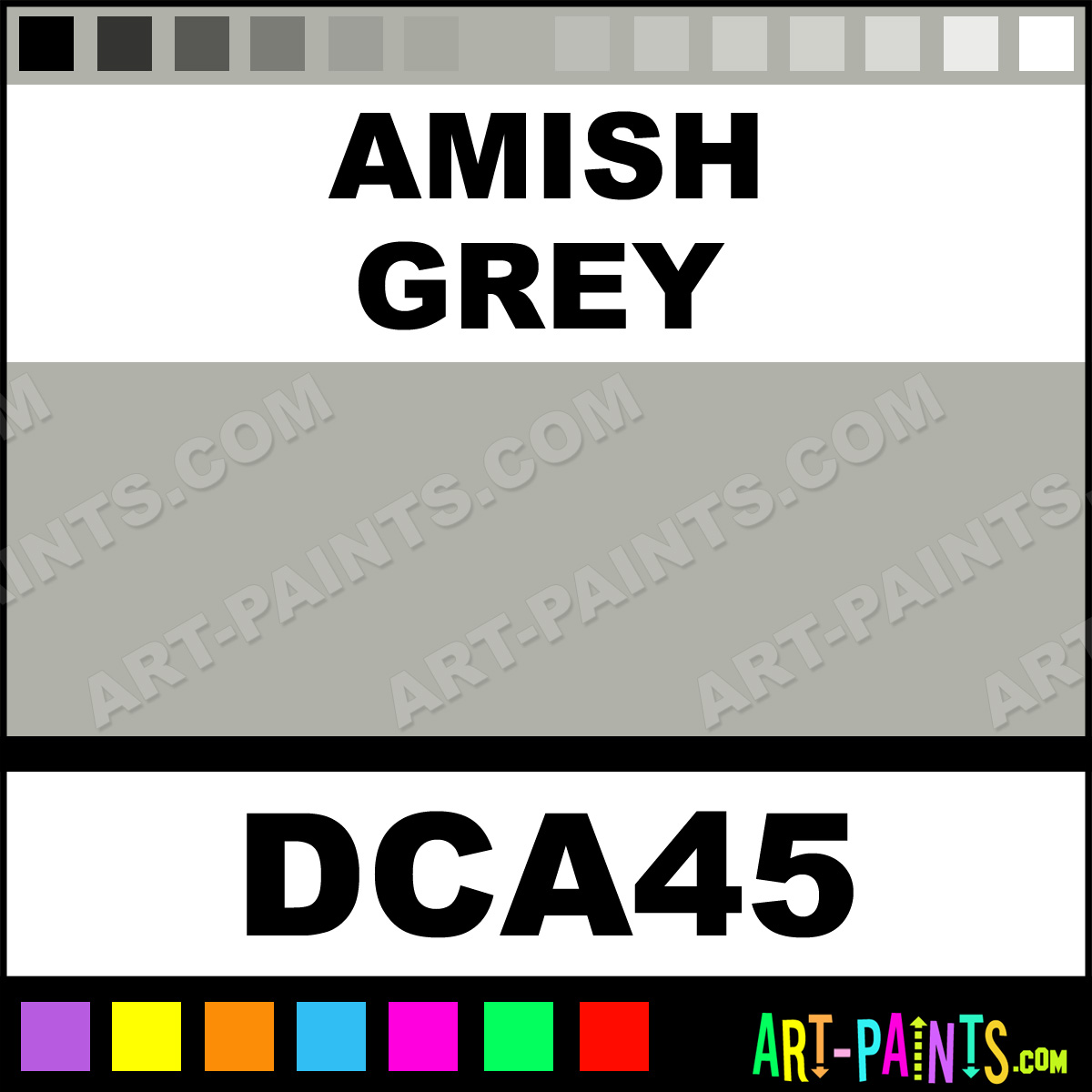 Amish Grey Crafters Foam and Styrofoam Paints DCA45 Amish Grey