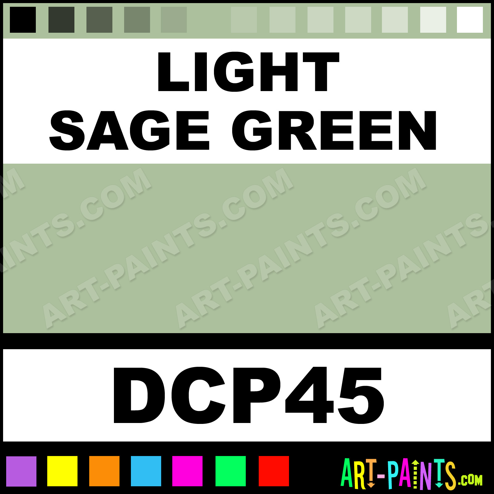 Light Sage Green Patio Paint Sprays Foam and Styrofoam Paints DCP45