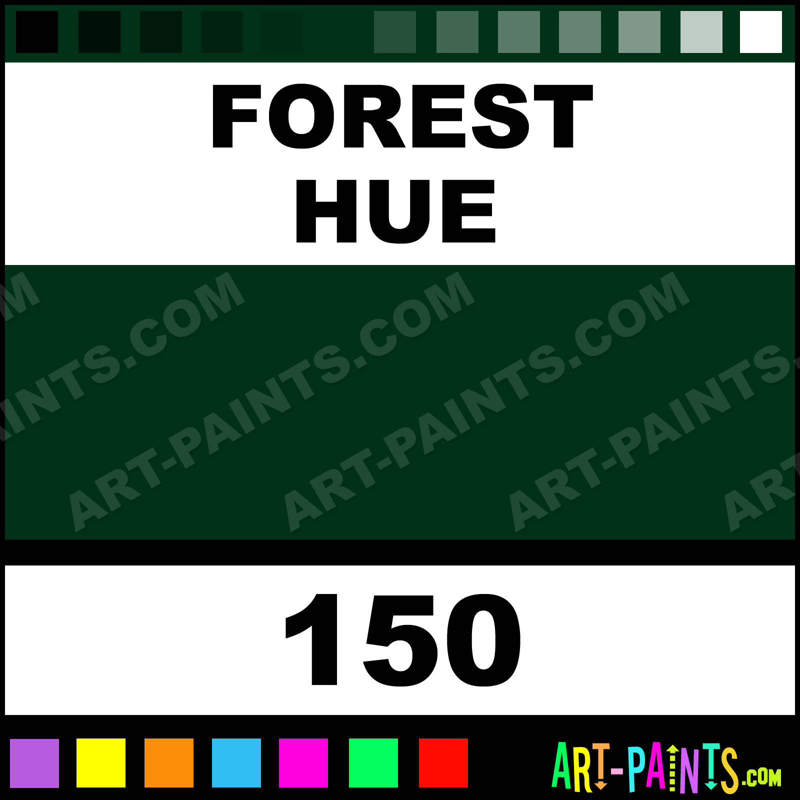 Forest Home Decor Stain Foam and Styrofoam Paints 150 Forest Paint